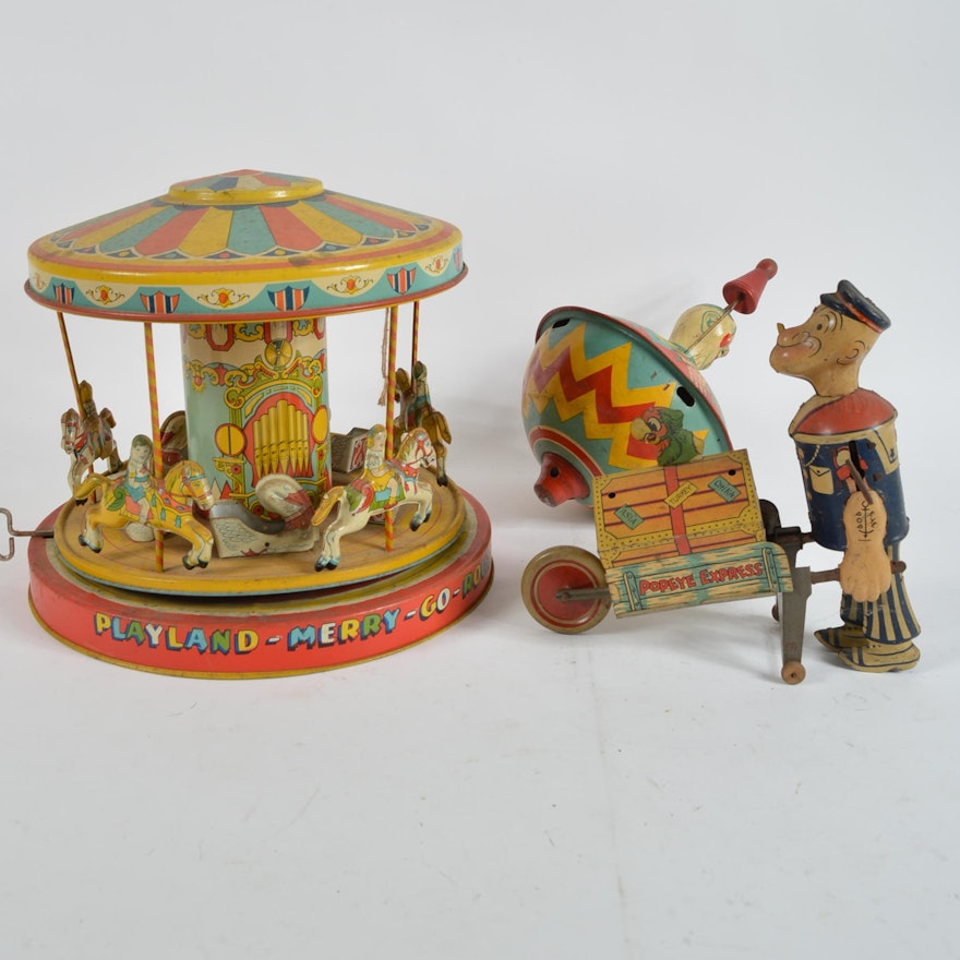 Vintage Action Tin Toys