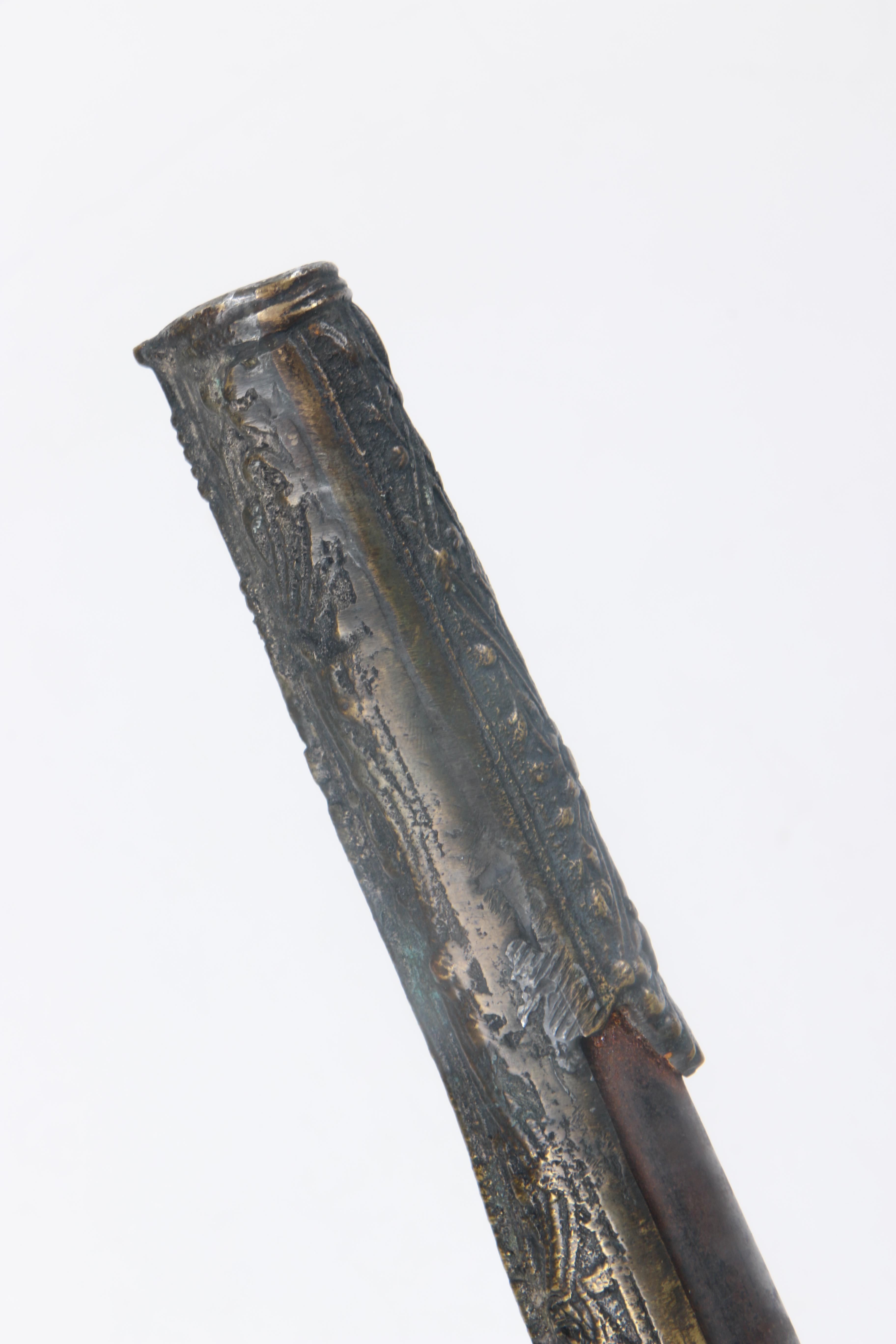 Antique Bronze Replica Flintlock Pistol