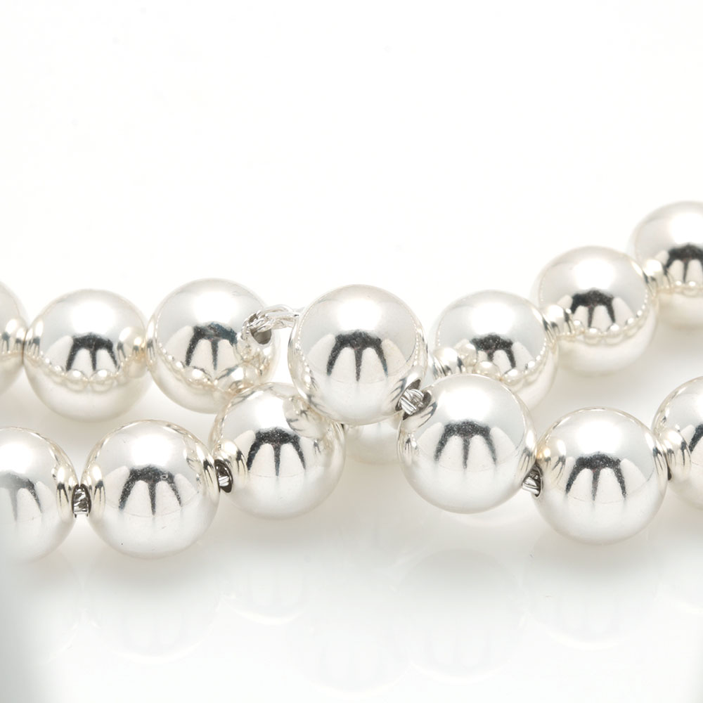 Tiffany & Co. Sterling Silver Bead Necklace