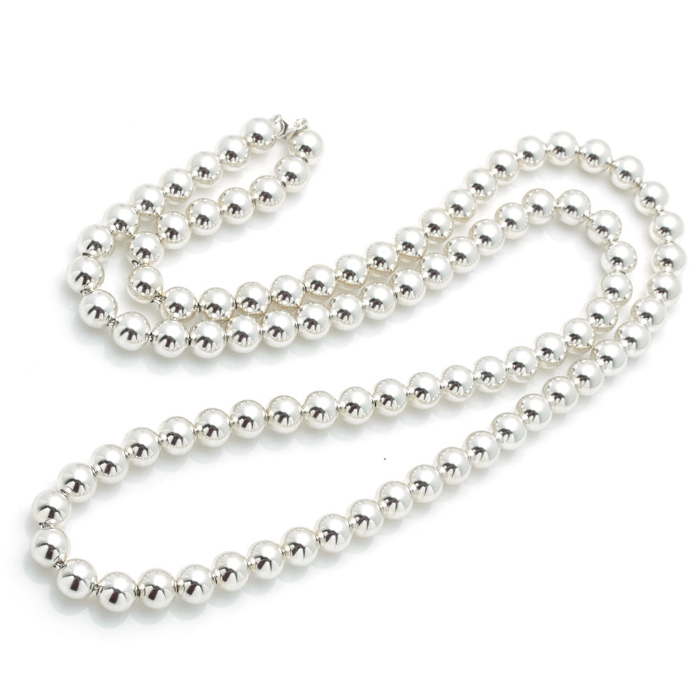 Tiffany & Co. Sterling Silver Bead Necklace