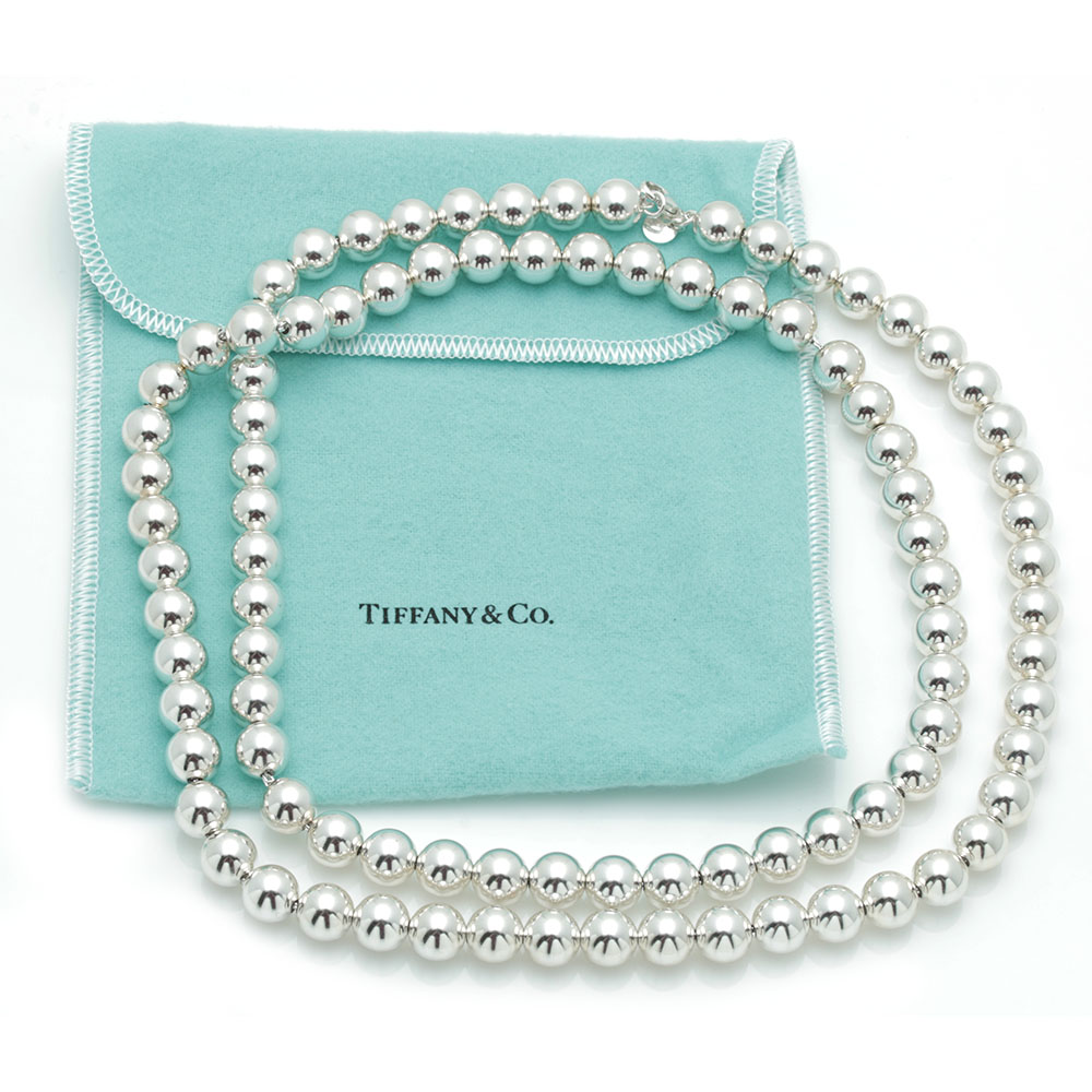 Tiffany & Co. Sterling Silver Bead Necklace