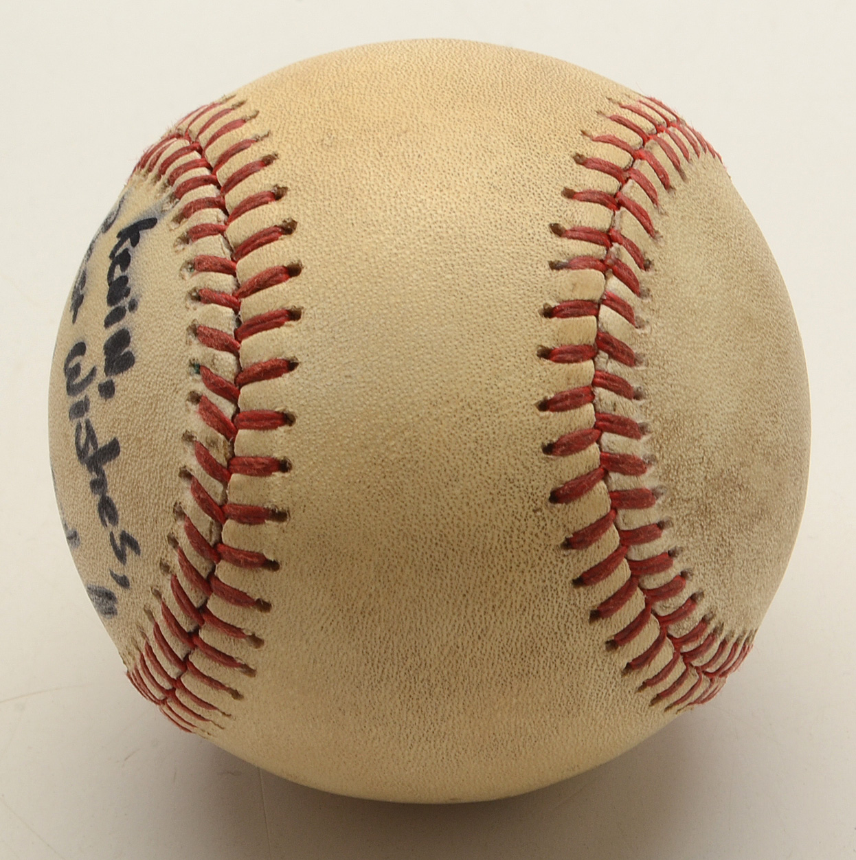 1987 Paul O'Neil Actual Hit "Home Run" Baseball Reds COA