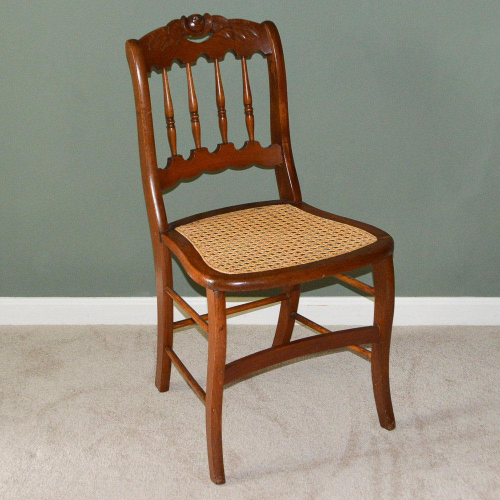 Vintage Rose Back Chair