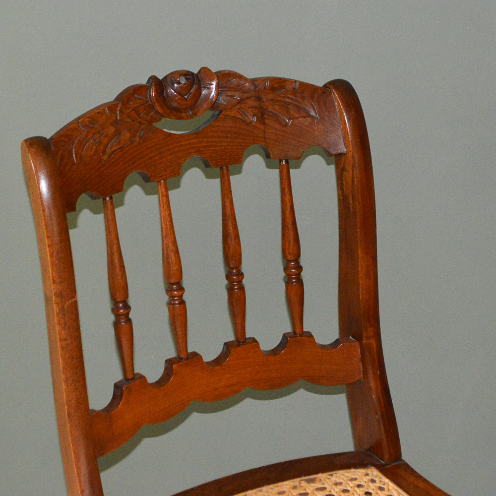 Vintage Rose Back Chair