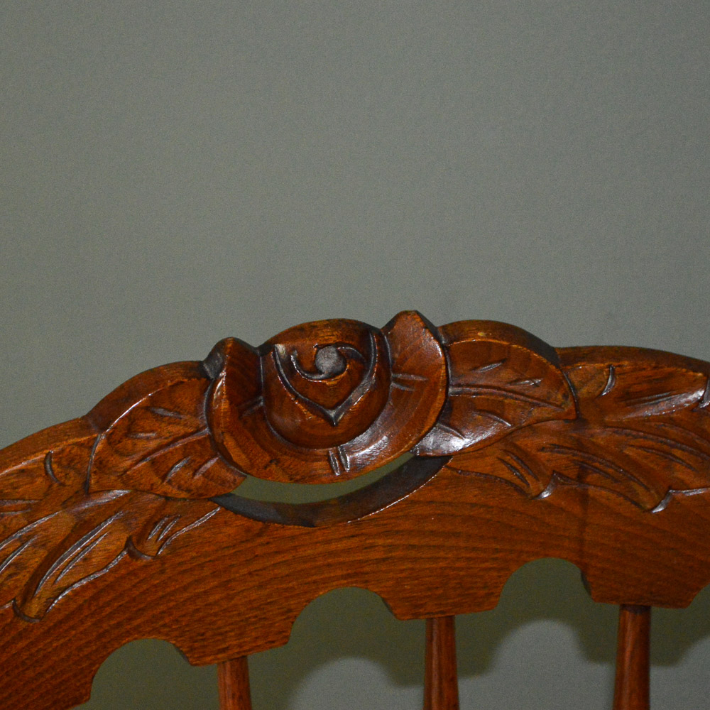 Vintage Rose Back Chair