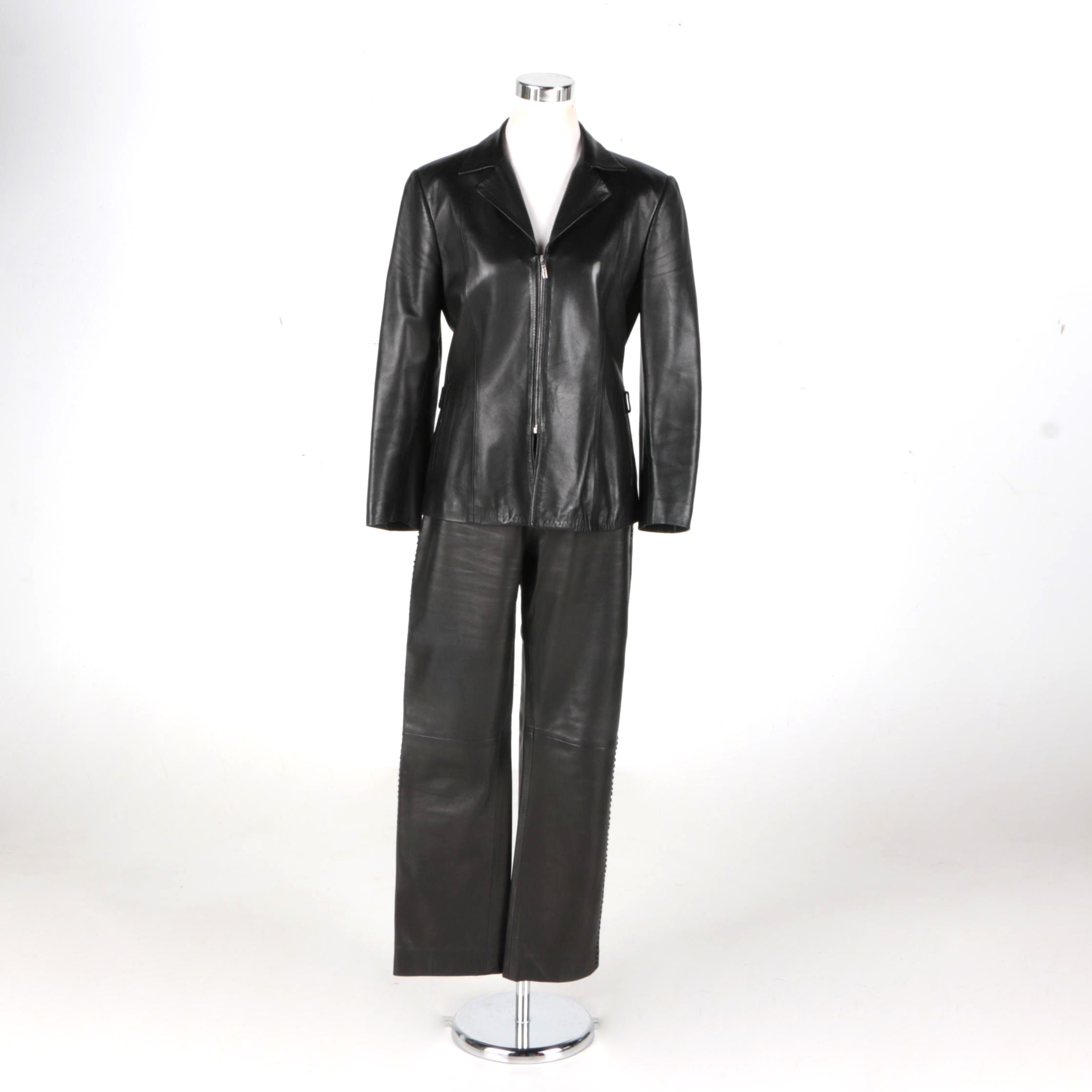 Women's Gianni Versace Leather Suit