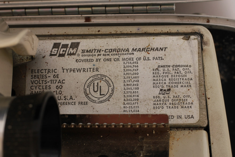 Smith-Corona "Chancellor" Electric Typewriter