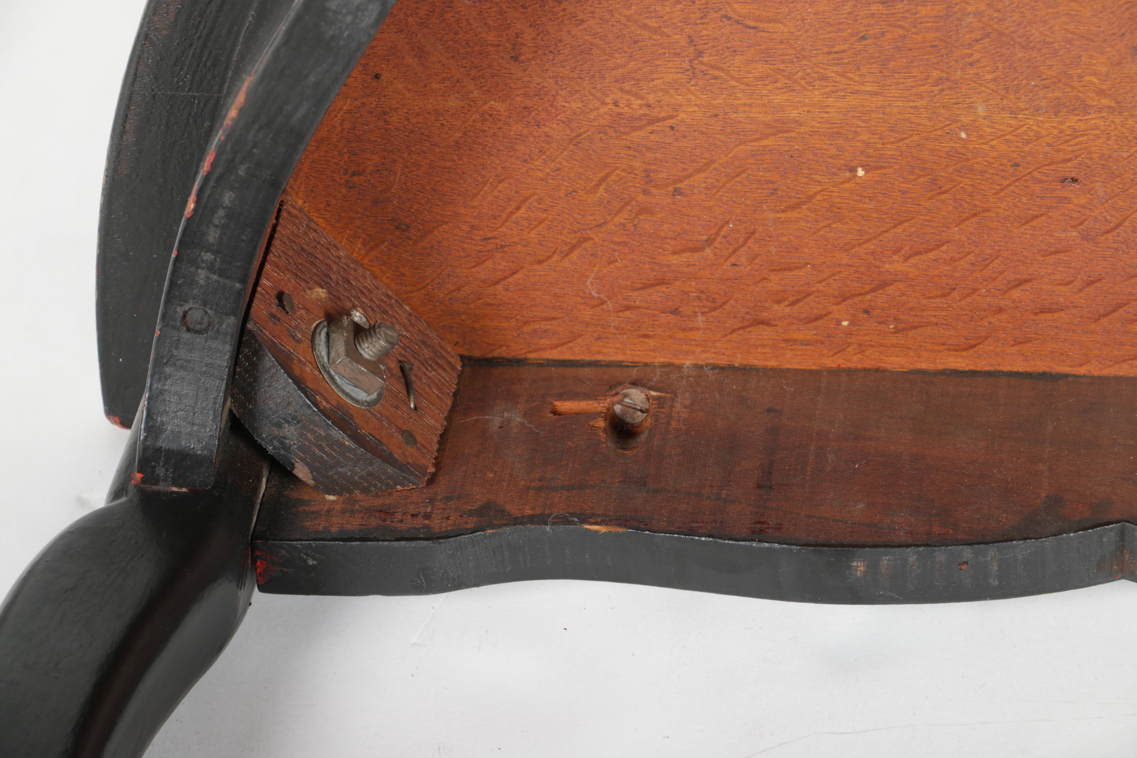 Vintage Demilune Side Table