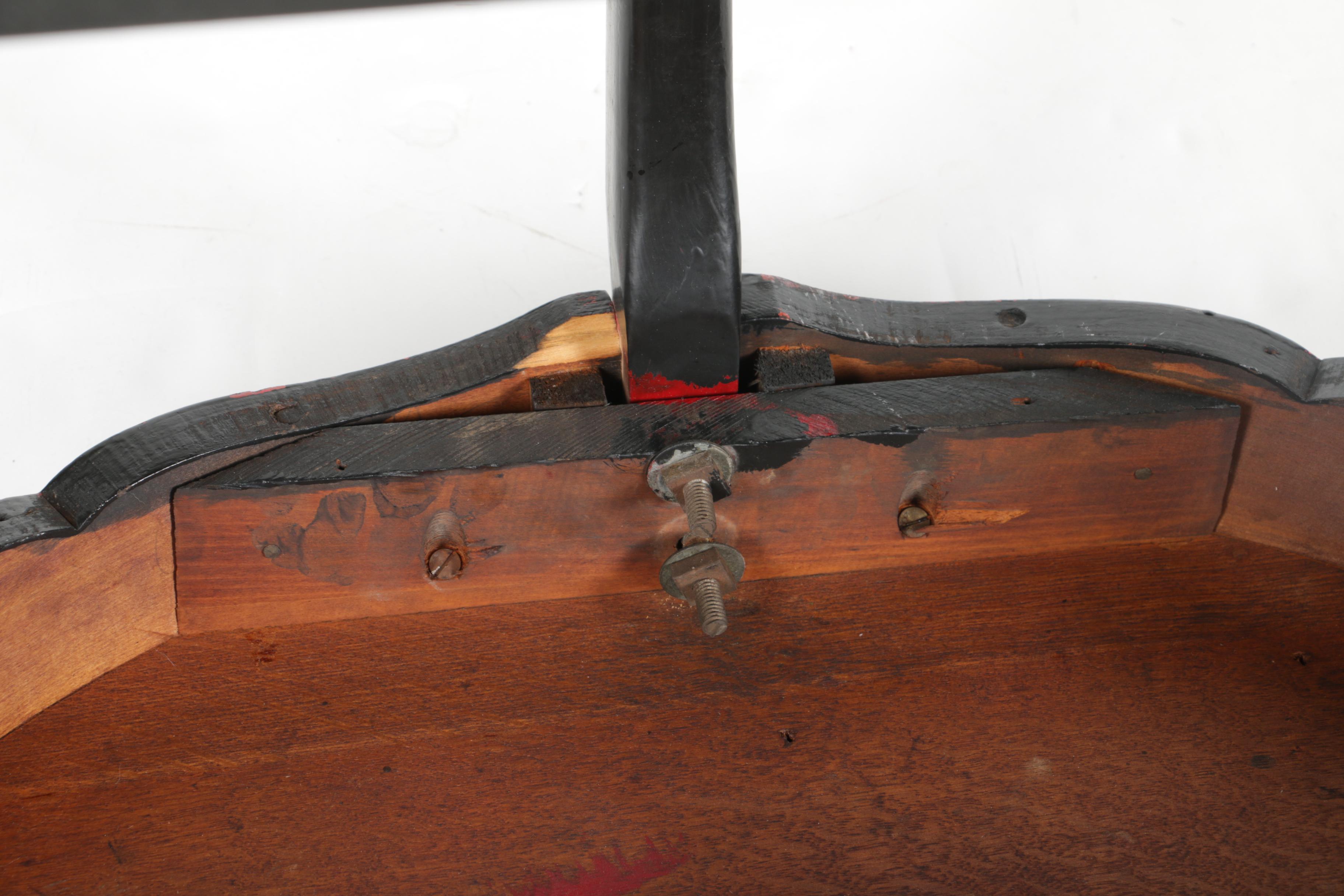 Vintage Demilune Side Table