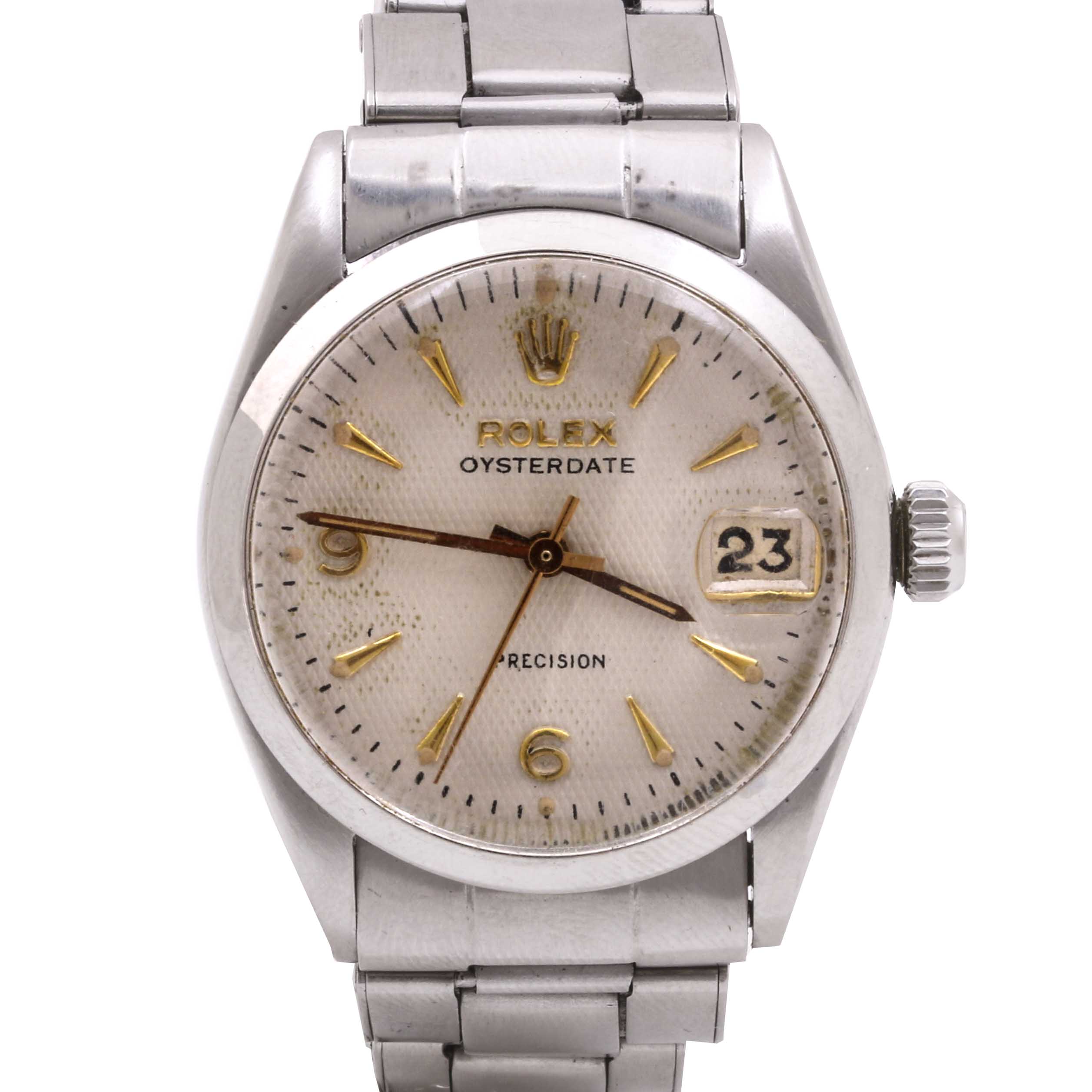 Rolex Oyster Date Stainless Steel Watch