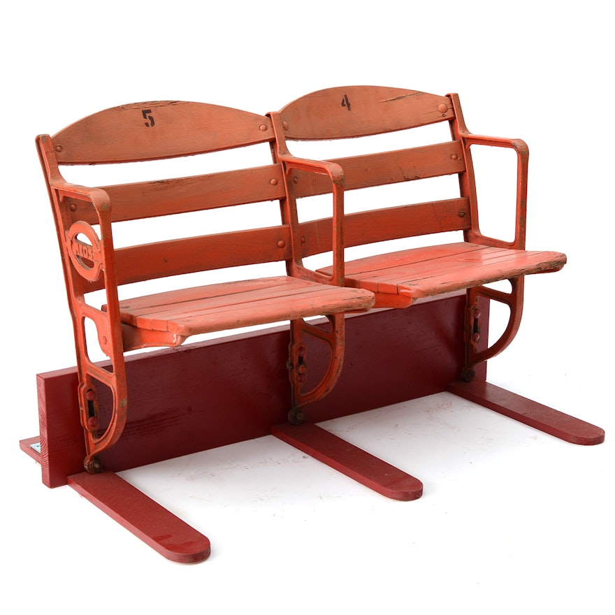 Crosley Field Seats with Emblem