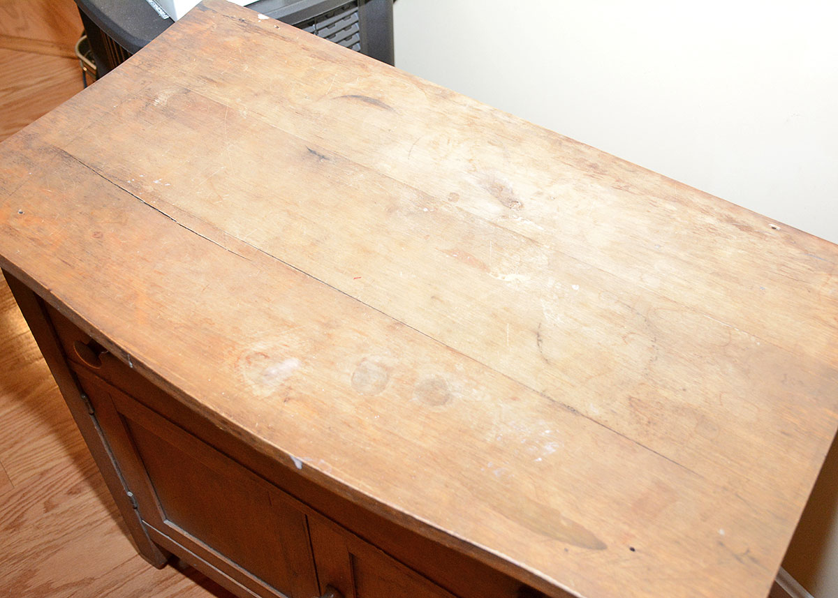 Vintage Shaker Style Wooden Cabinet