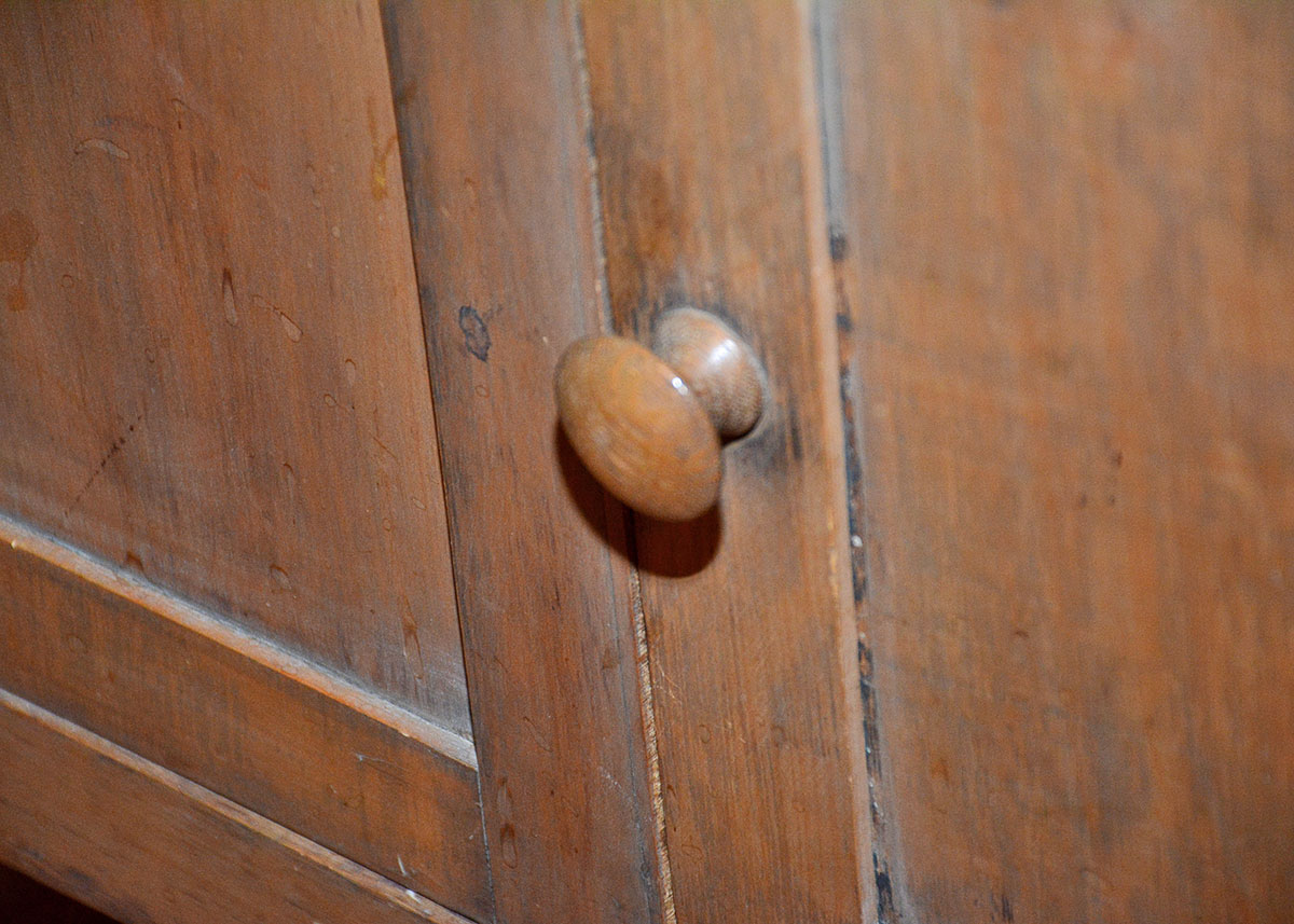 Vintage Shaker Style Wooden Cabinet