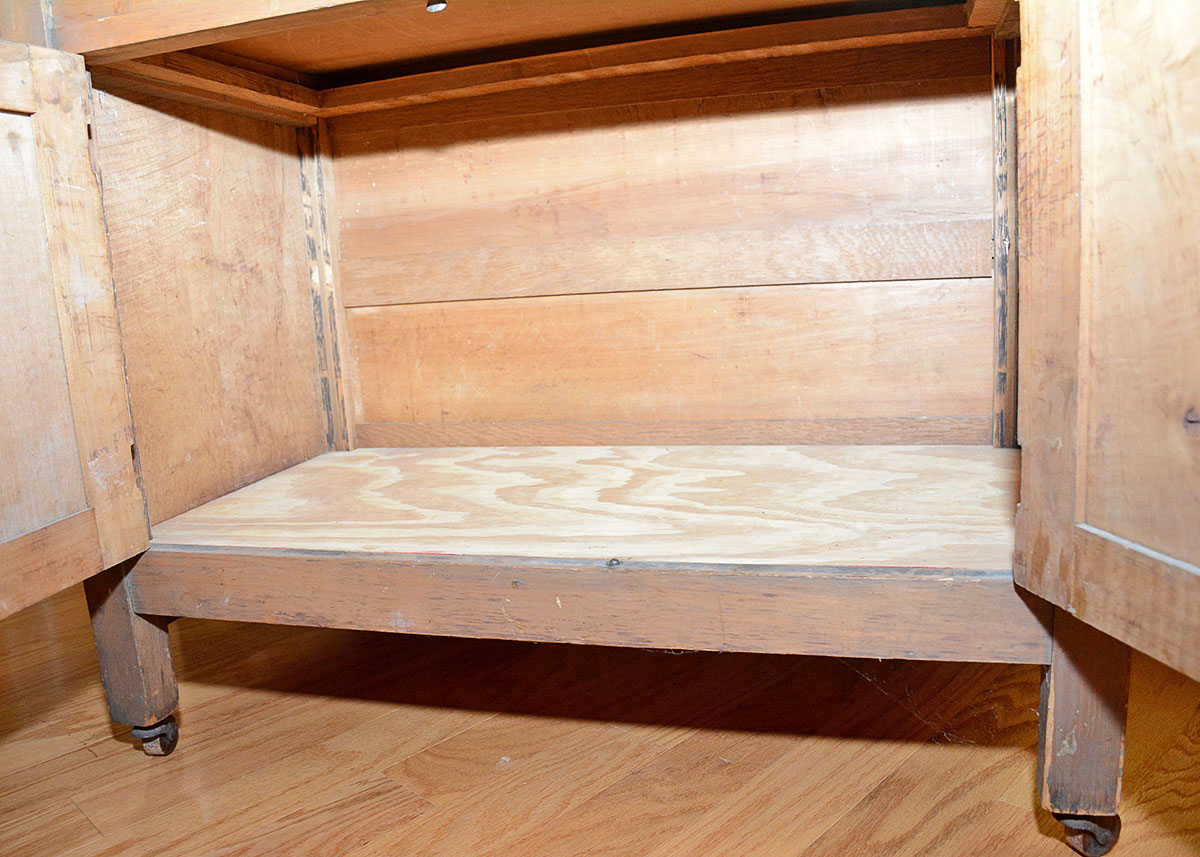 Vintage Shaker Style Wooden Cabinet