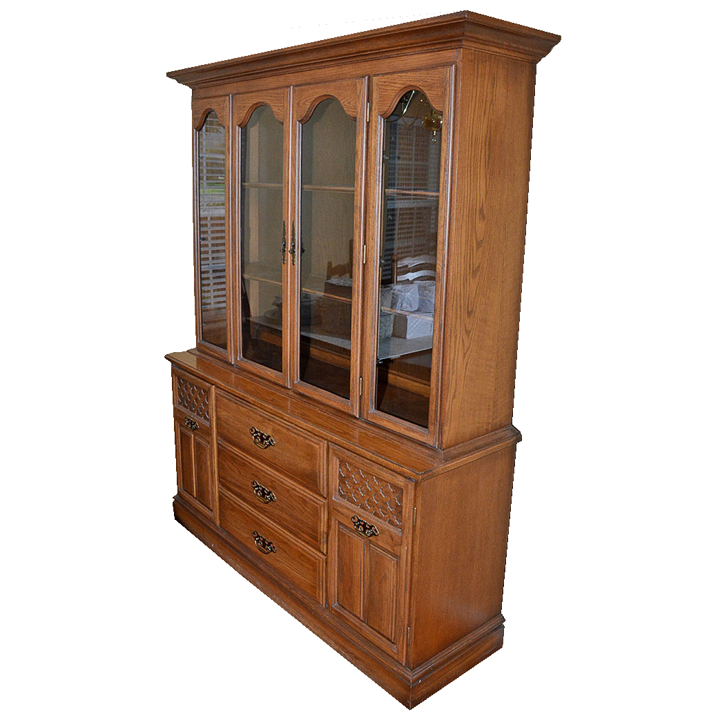 Ayers Oak China Cabinet