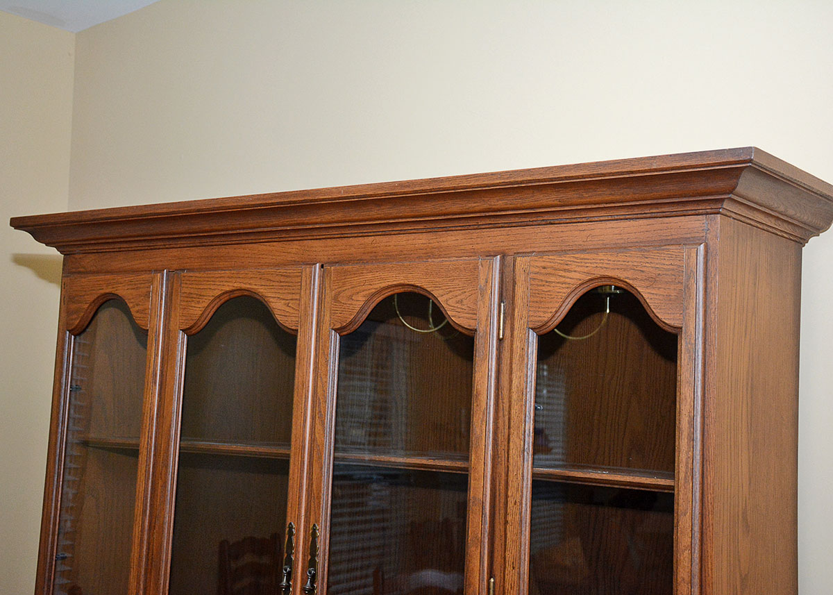 Ayers Oak China Cabinet