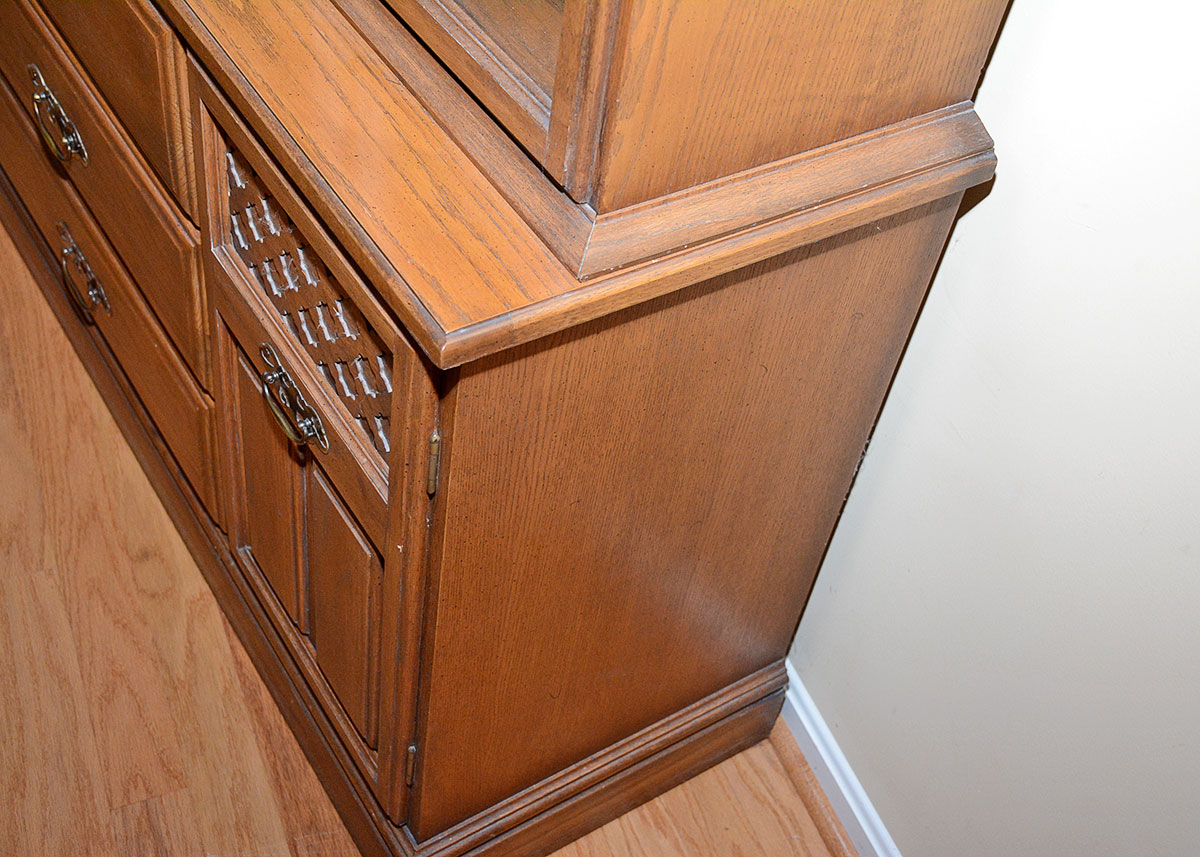Ayers Oak China Cabinet