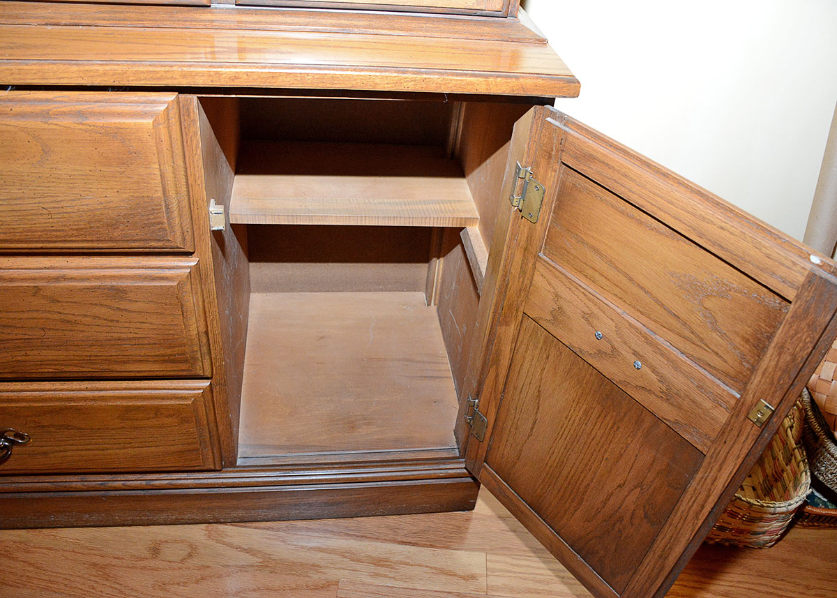 Ayers Oak China Cabinet