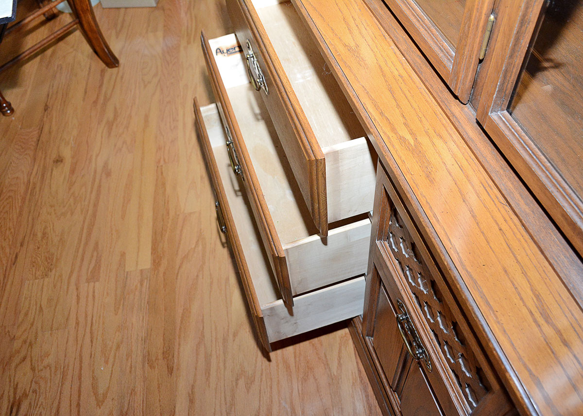 Ayers Oak China Cabinet