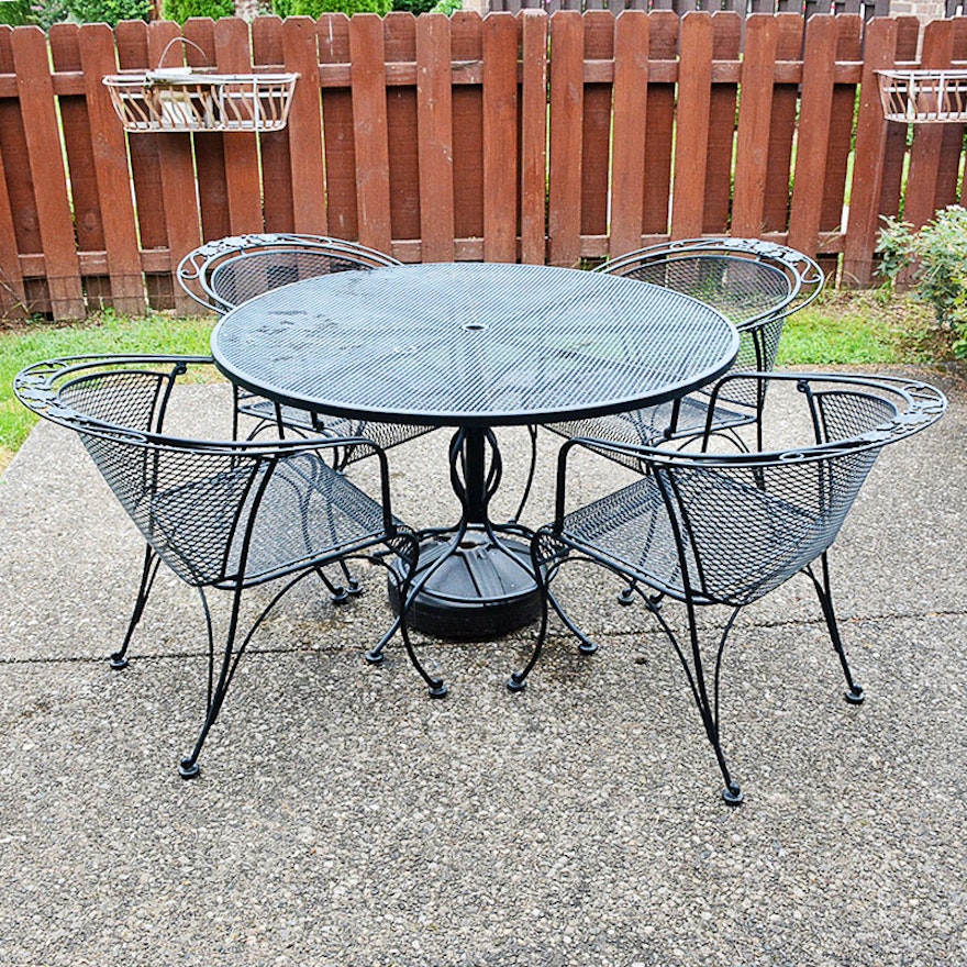 Metal Patio Table and Chairs