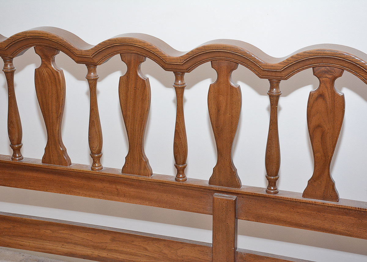 Queen Size Oak Headboard