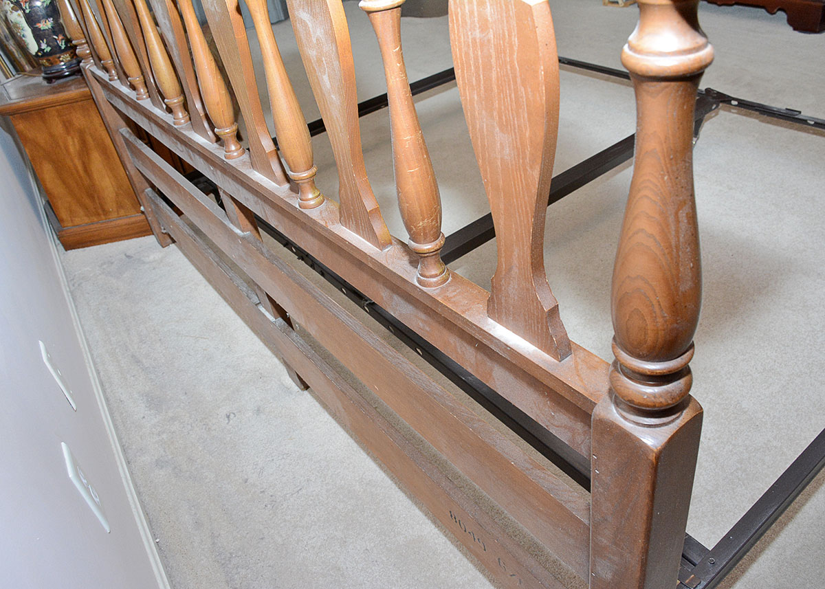 Queen Size Oak Headboard