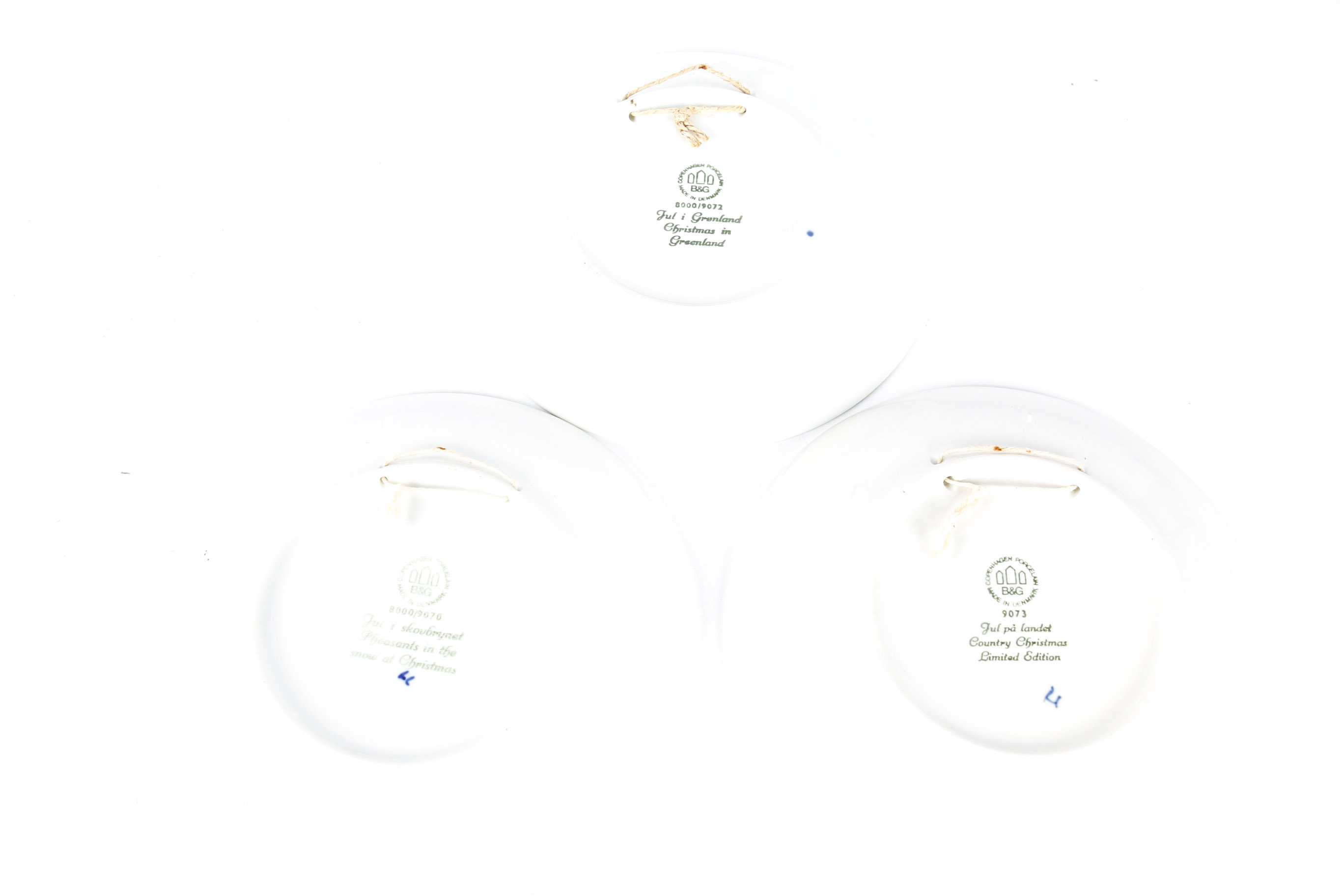 Collection of Royal Copenhagen Collector Plates