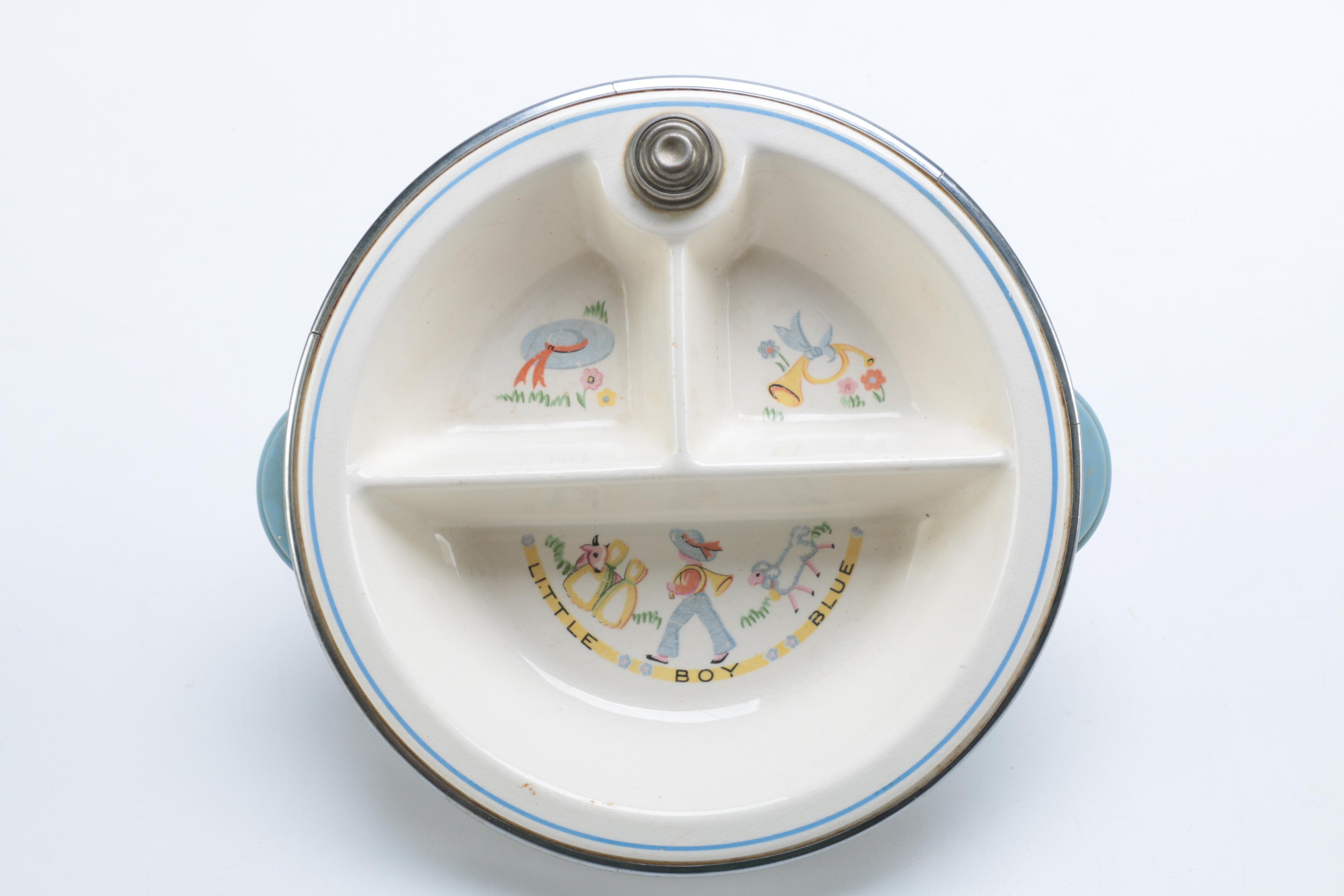 Vintage Bartsch Baby Bowl and Howdy Doody Cup and Bowl