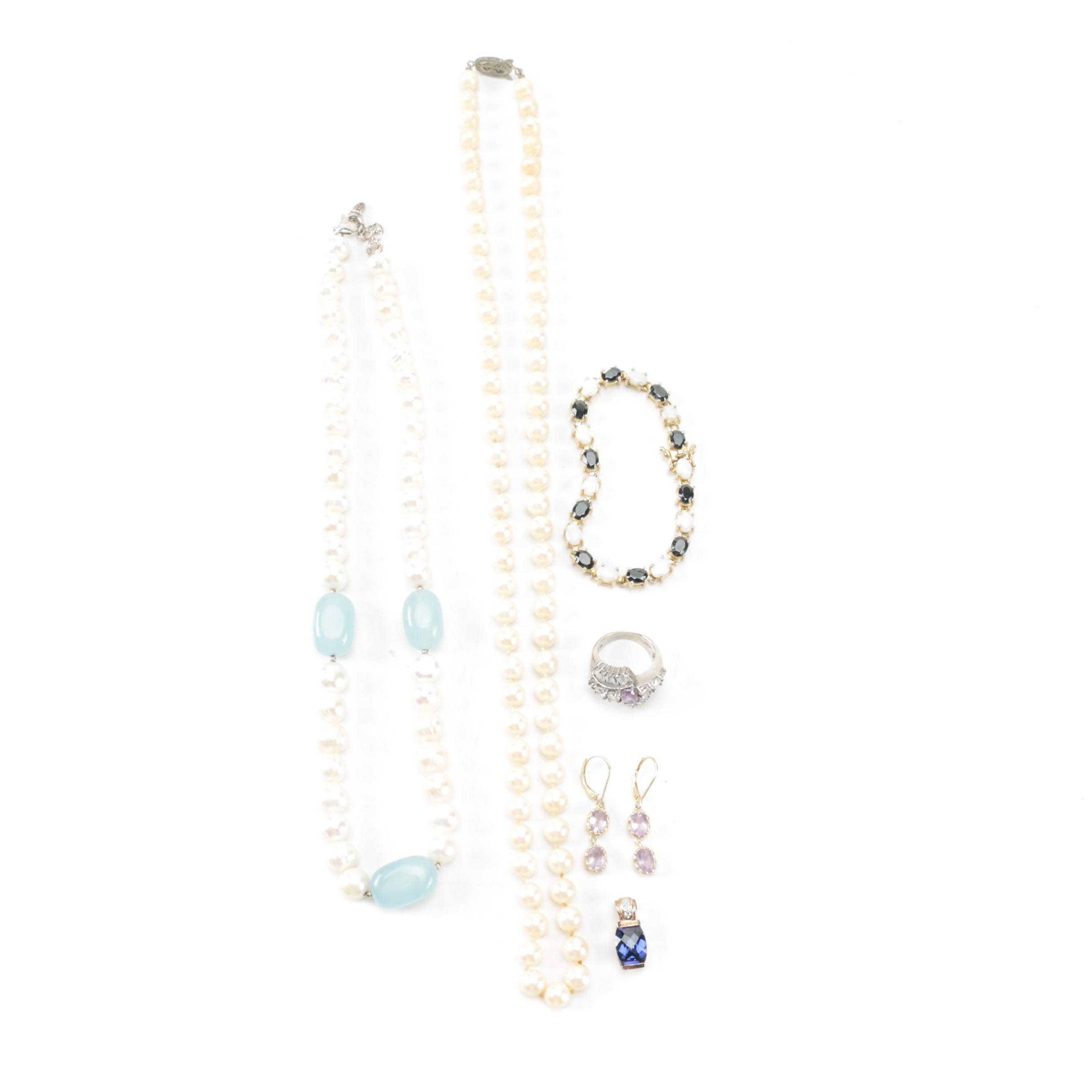 Sterling Silver Gemstone Jewelry Selection