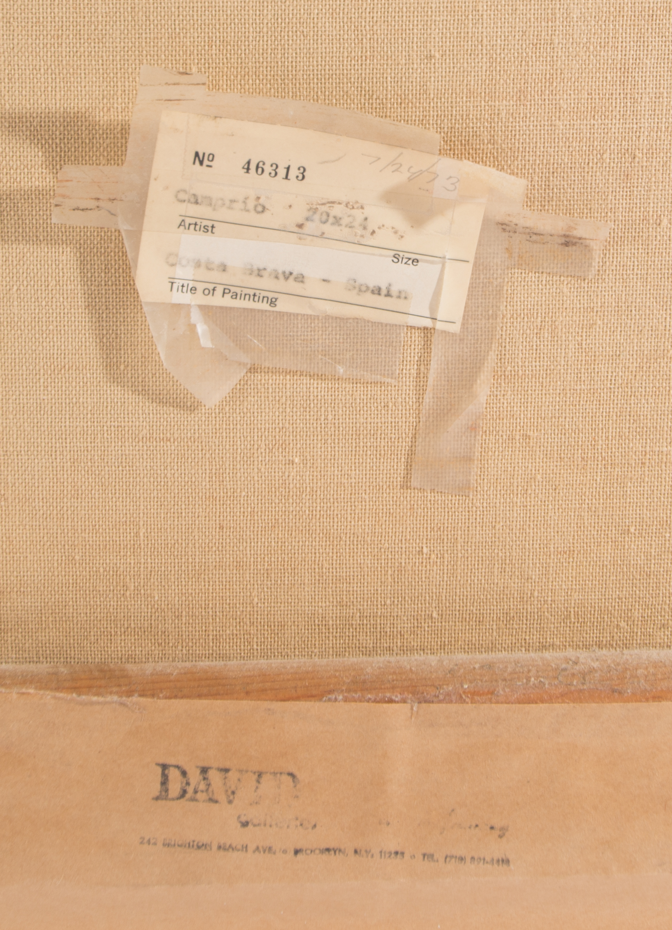 Giovanni Camprio Original Oil Painting on Canvas "Costa Brava"