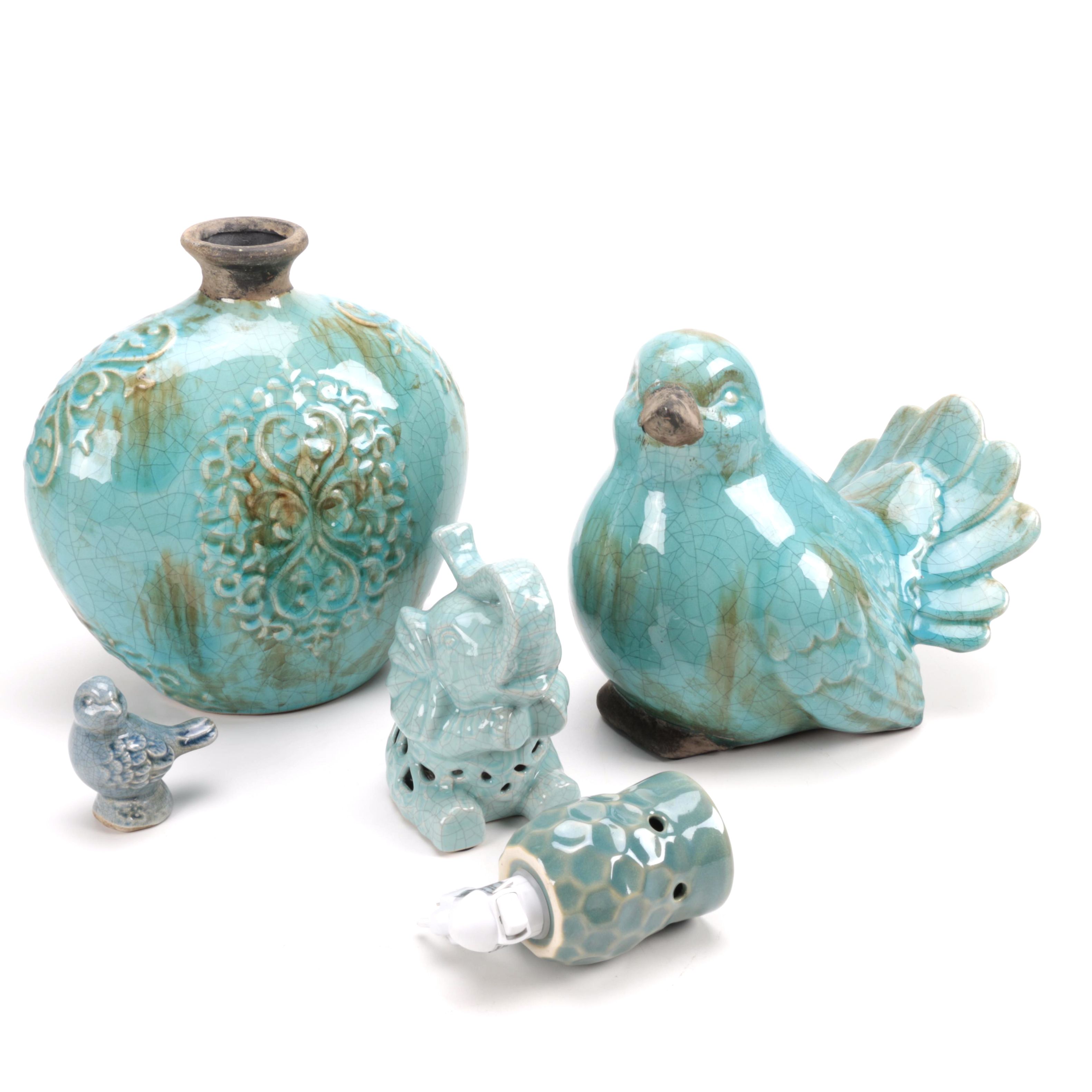 Santai Porcelain and Assorted Ceramic Decor