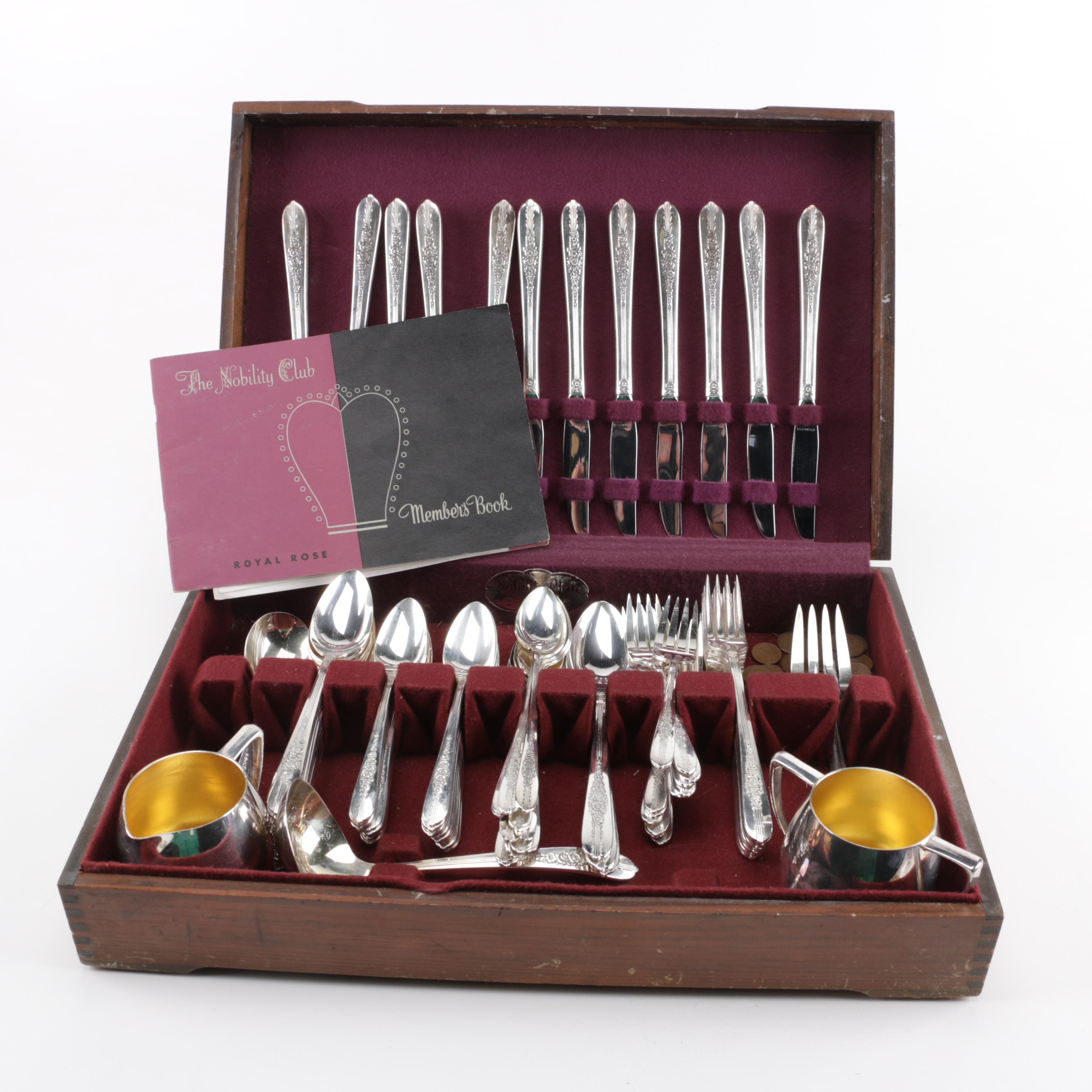 Set of "Nobility Plate" Stainless Silver Silverware