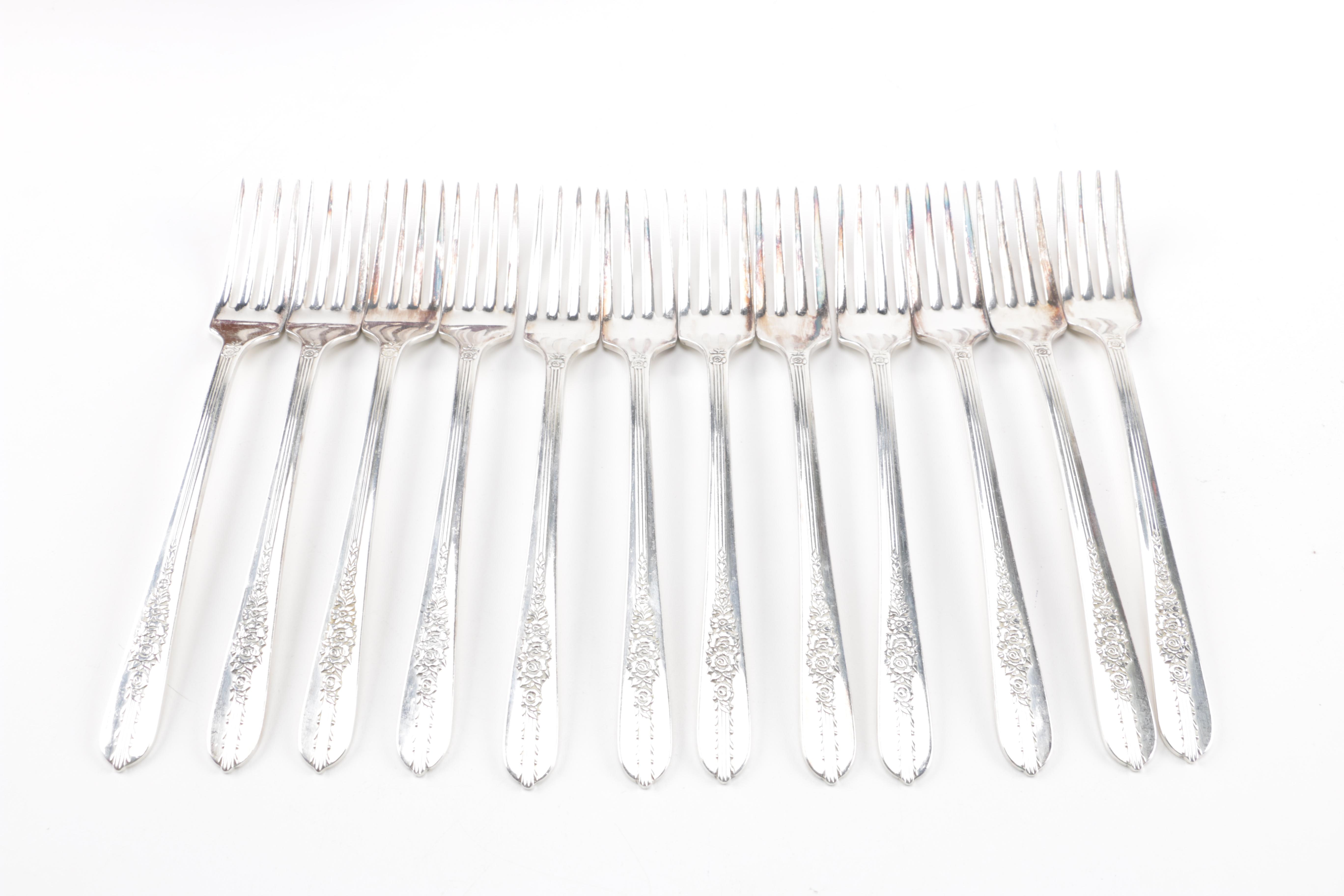 Set of "Nobility Plate" Stainless Silver Silverware