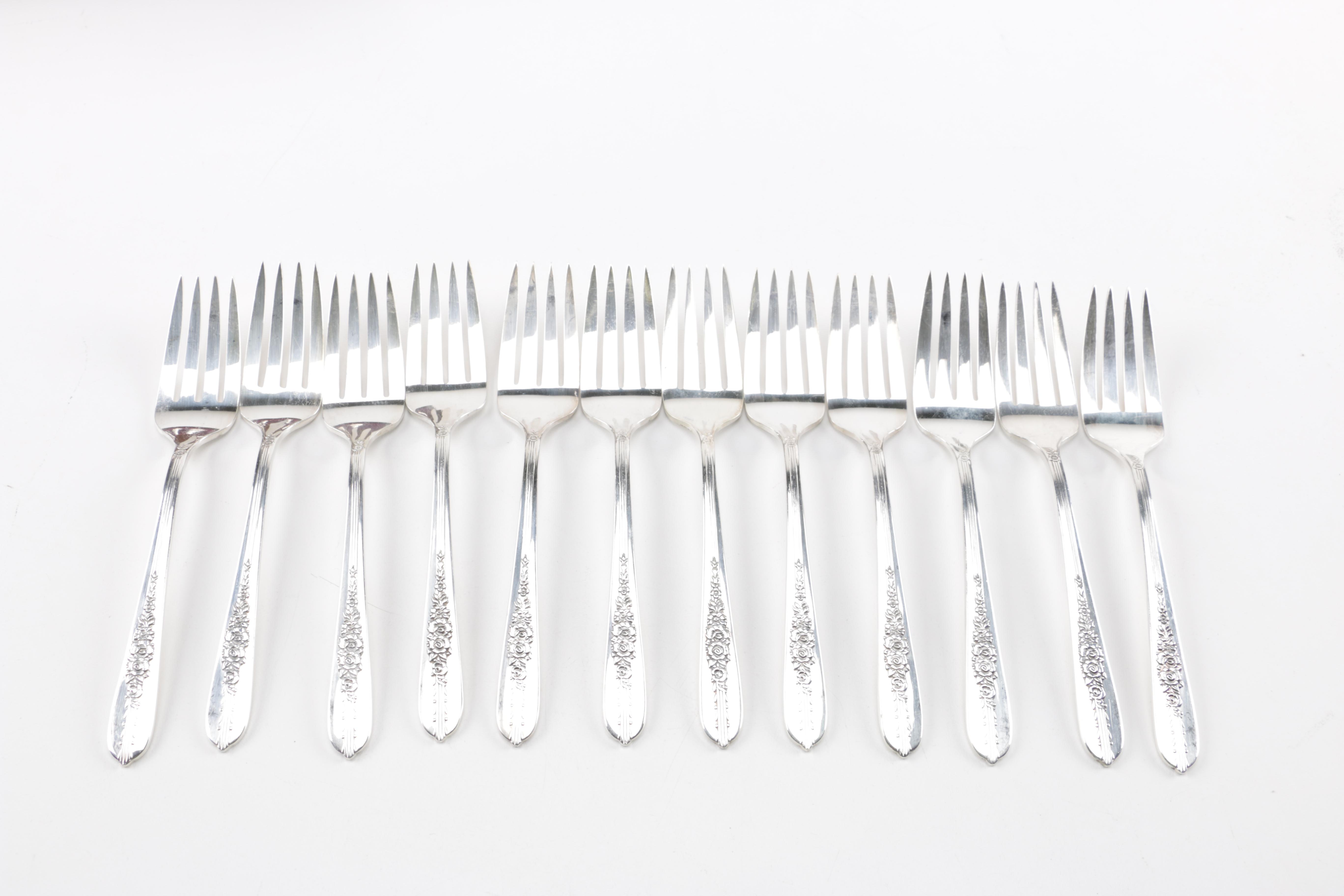 Set of "Nobility Plate" Stainless Silver Silverware