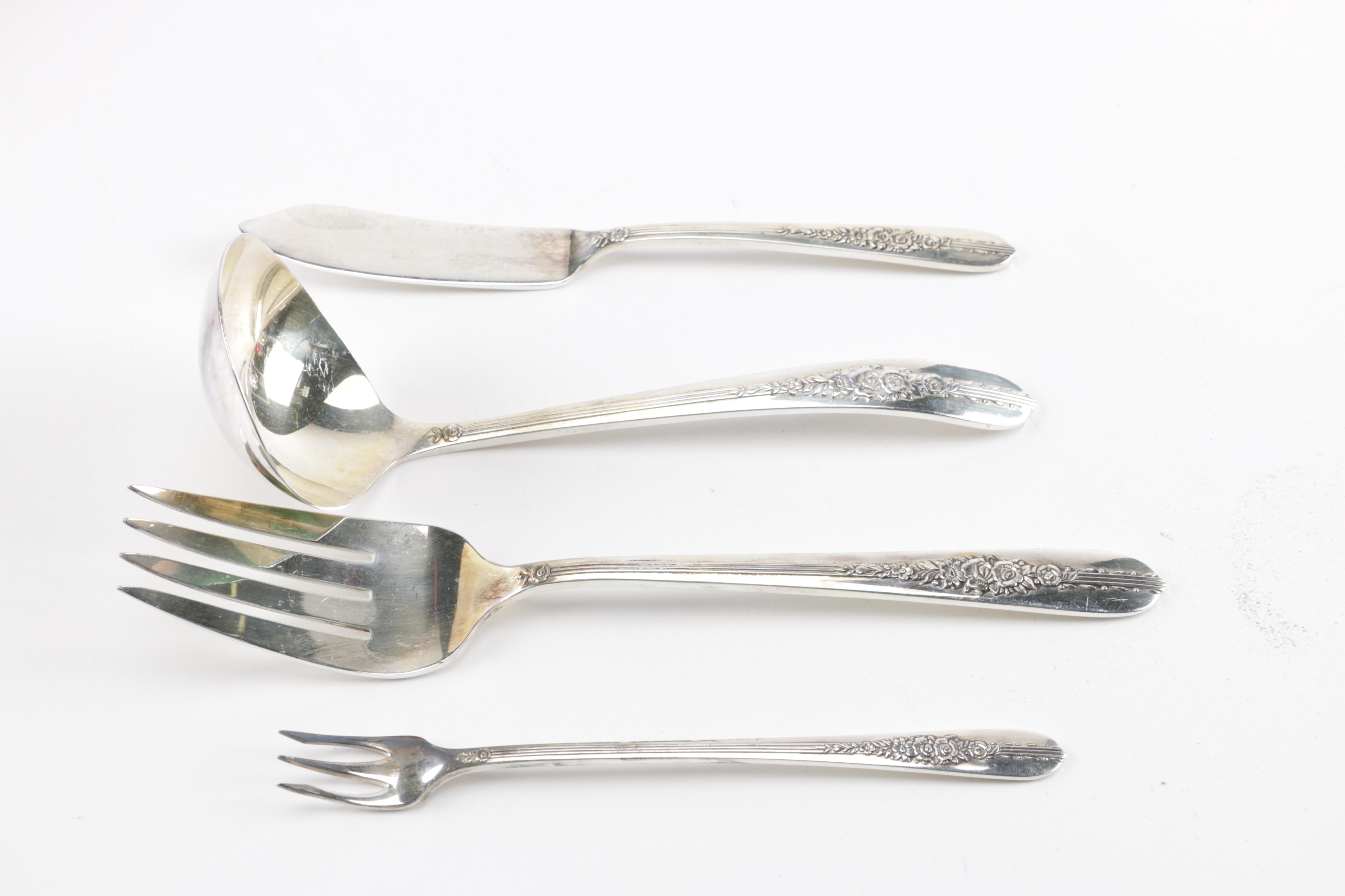 Set of "Nobility Plate" Stainless Silver Silverware