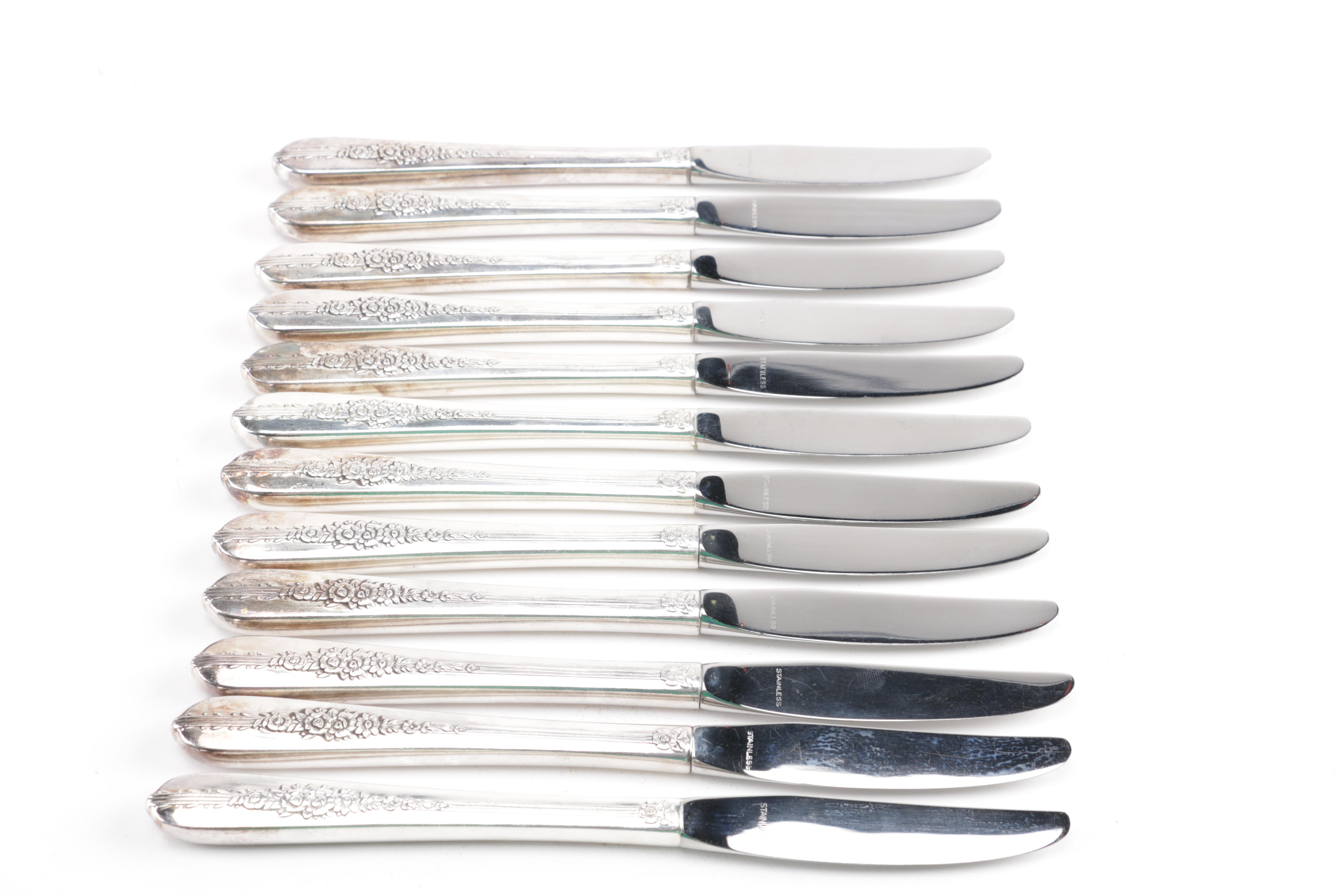 Set of "Nobility Plate" Stainless Silver Silverware