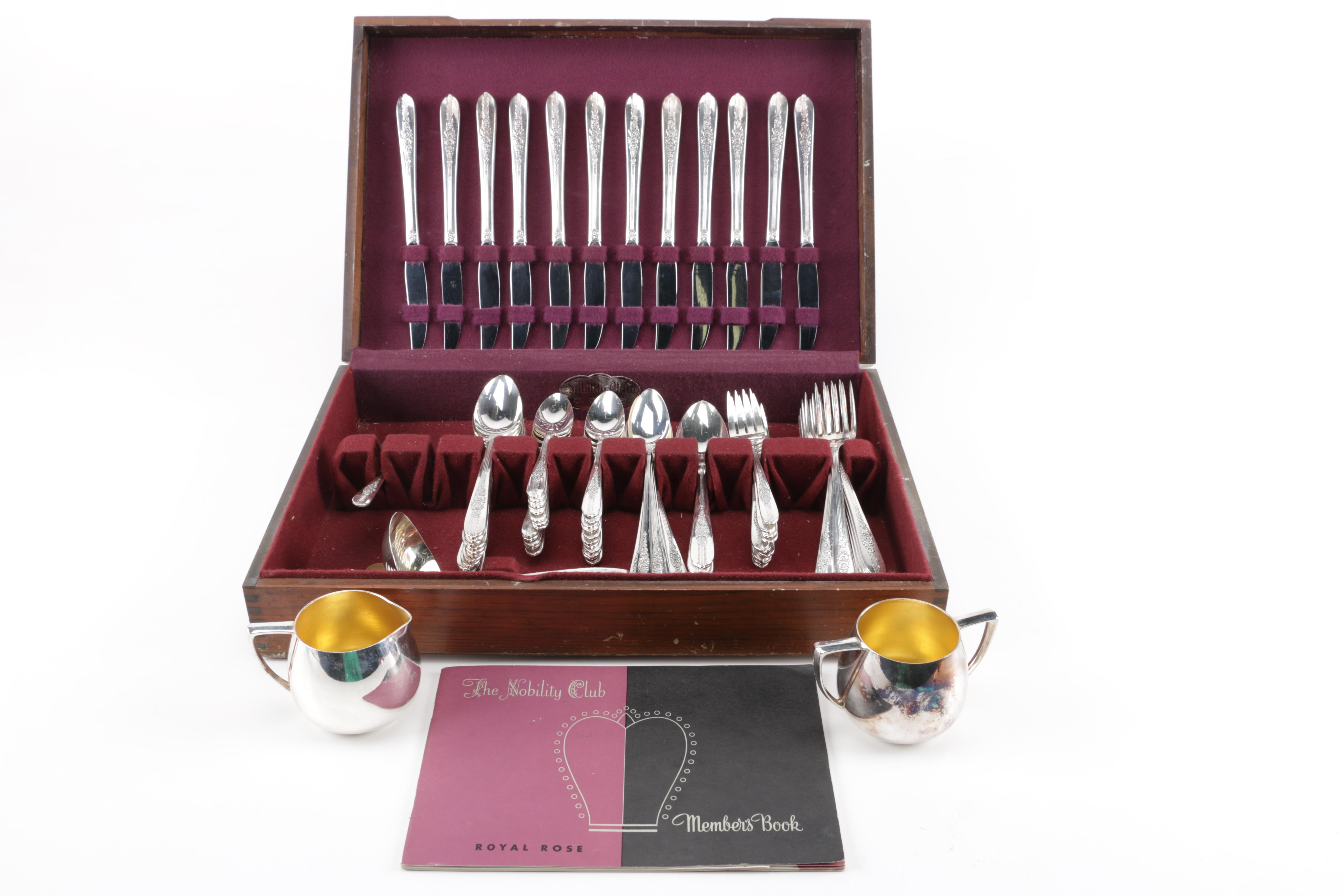 Set of "Nobility Plate" Stainless Silver Silverware