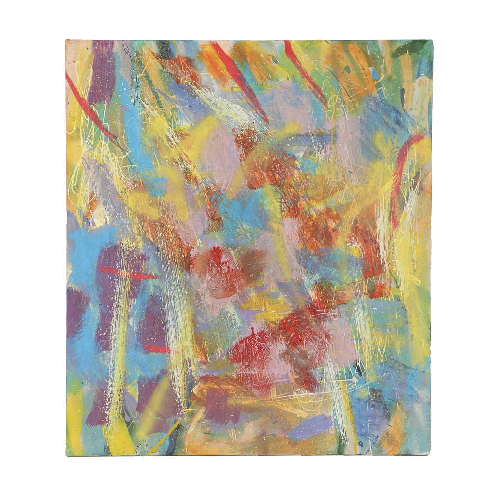 Paul Findlay Oil and Acrylic Painting on Canvas "Sea Script"