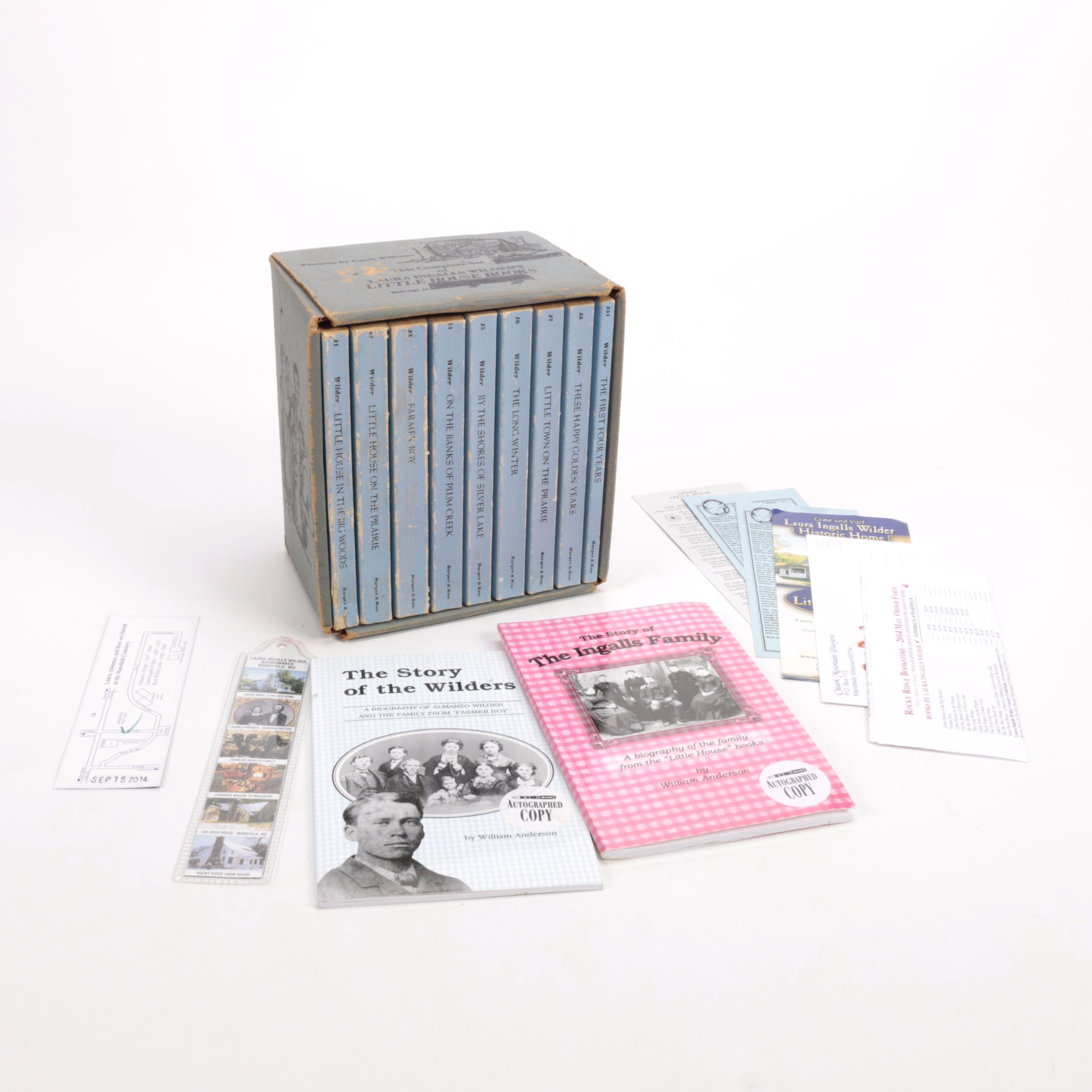 "Little House on the Prairie" Box Set With Books on Laura Ingalls Wilder