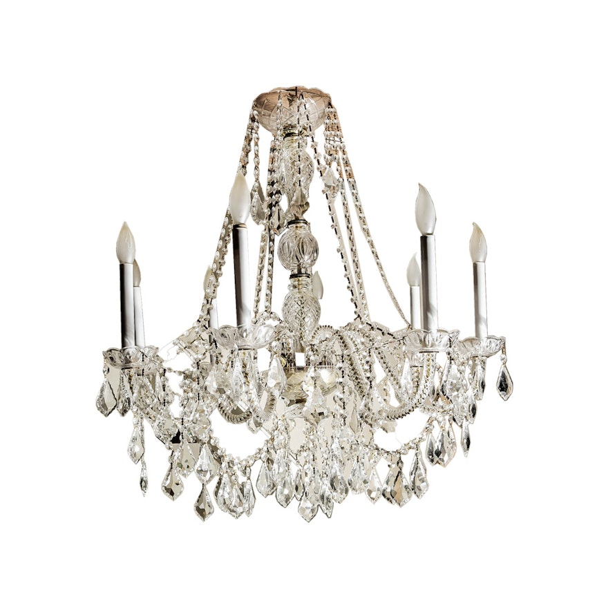 Glass Uplight Chandelier