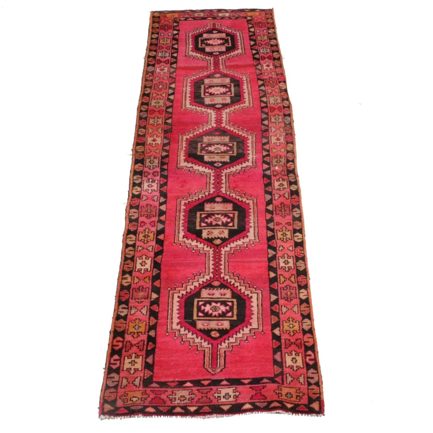 Hand-Knotted North Central Persian Kelardasht Rug Runner