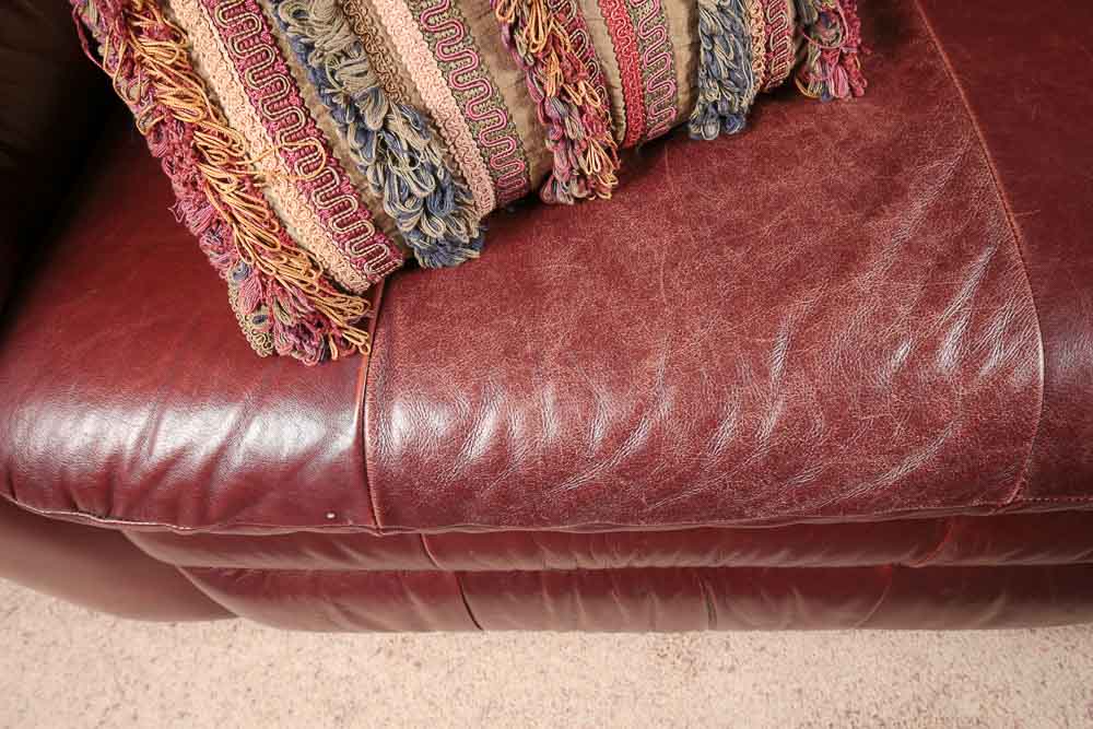 Reclining Leather Sofa and Chair