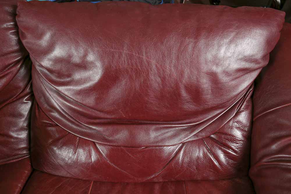 Reclining Leather Sofa and Chair