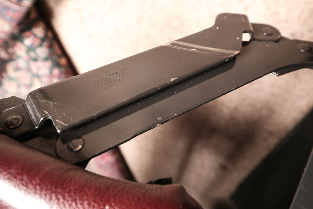 Reclining Leather Sofa and Chair