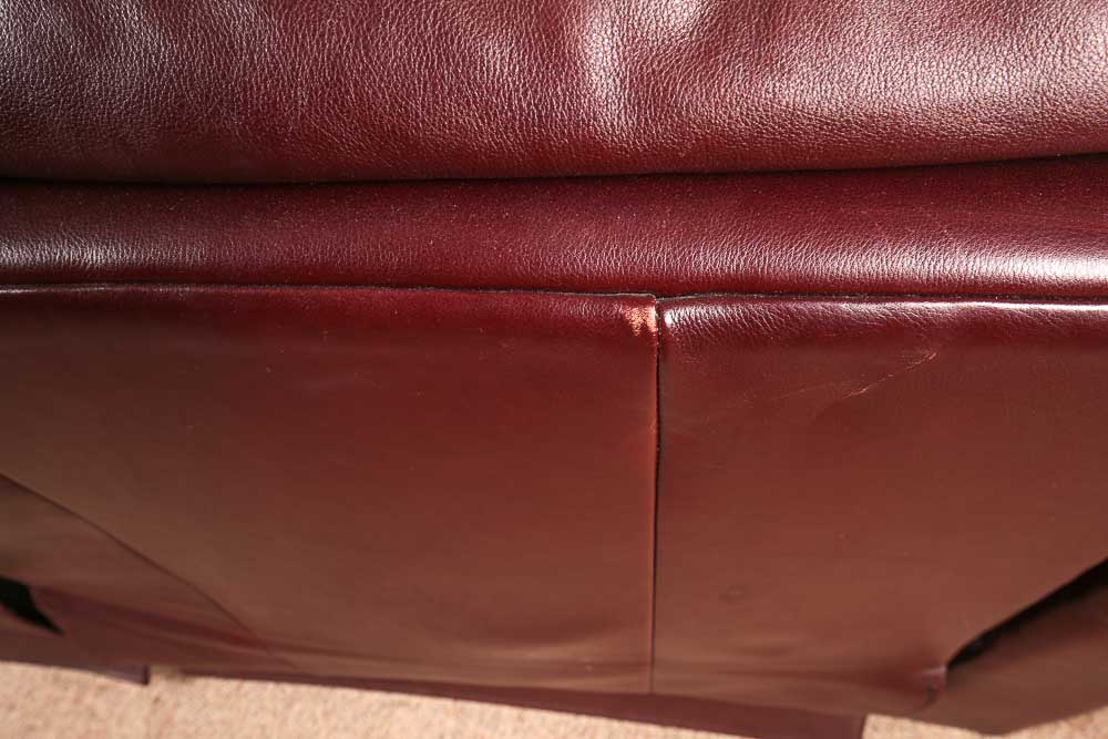 Reclining Leather Sofa and Chair