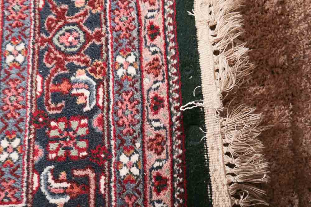Hand-Knotted Bijar Wool Area Rug
