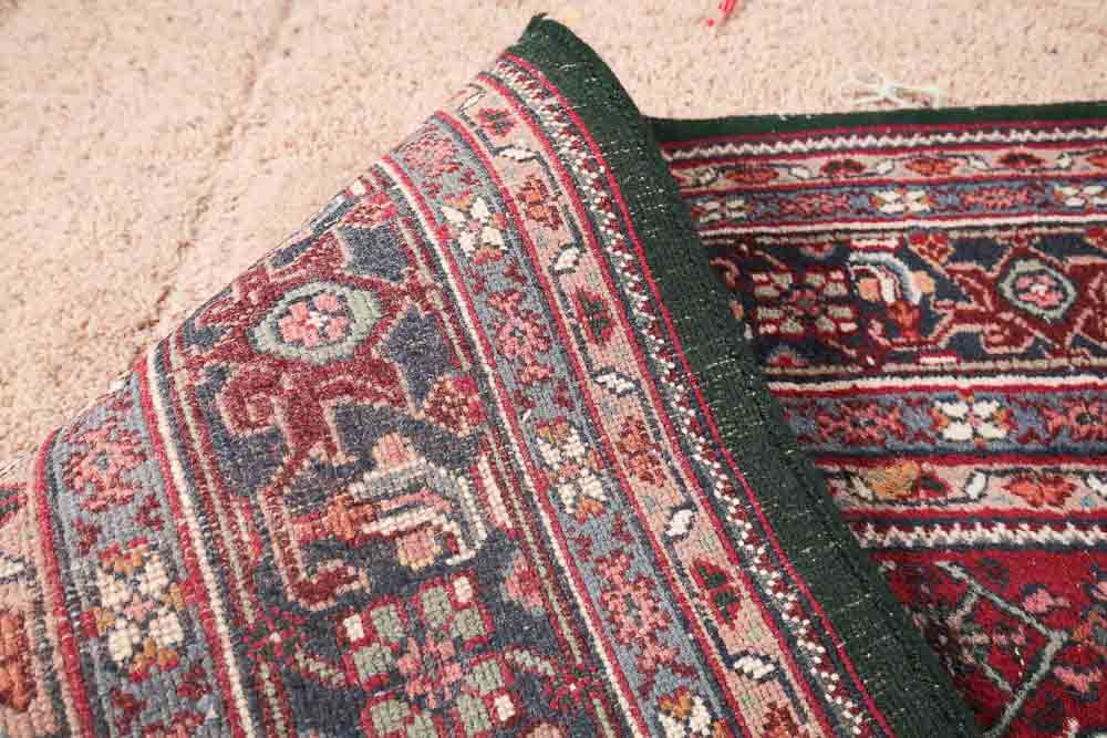 Hand-Knotted Bijar Wool Area Rug