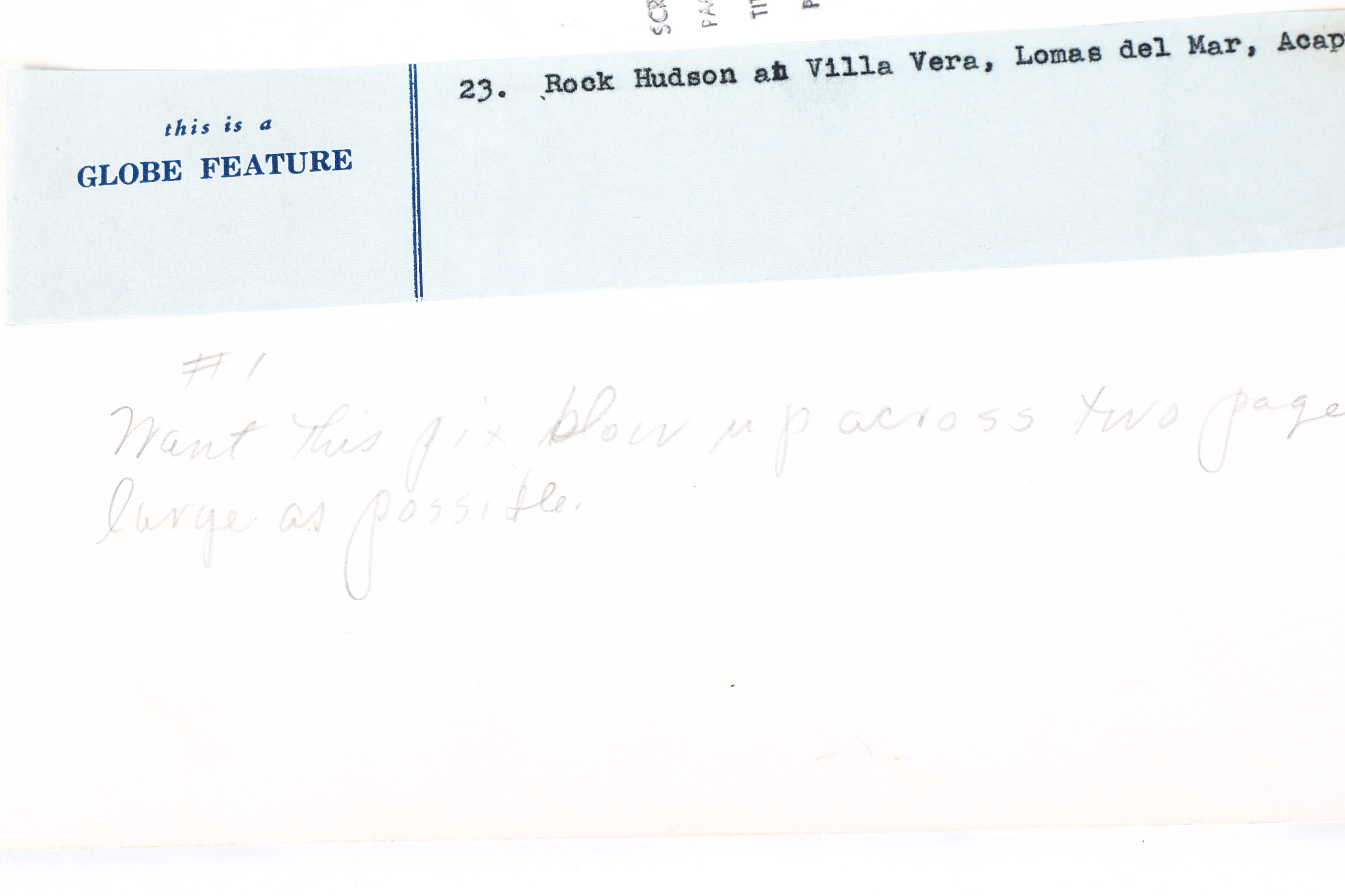 Vintage Hollywood Photographs including Rock Hudson and Other Stars