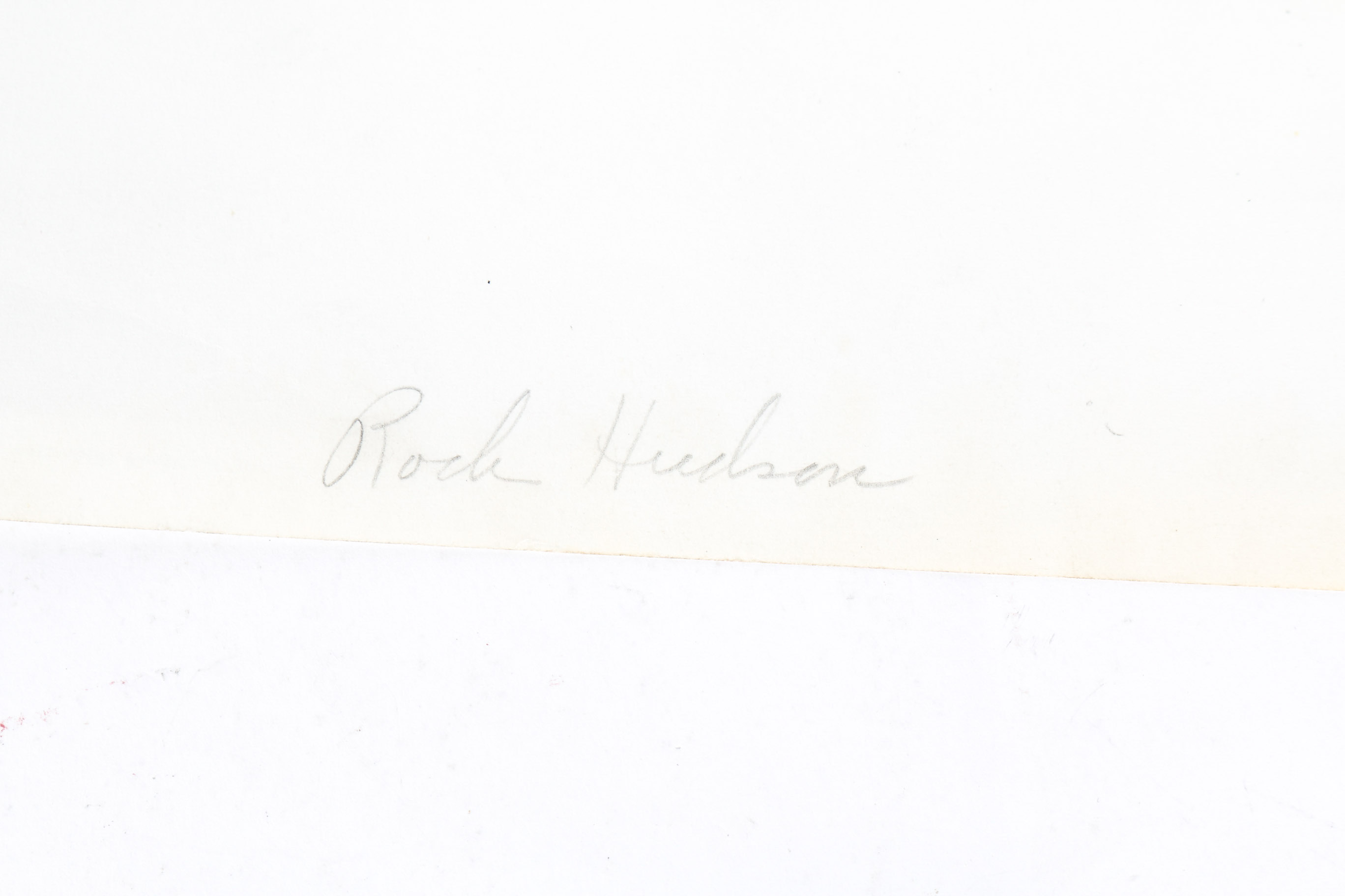 Vintage Hollywood Photographs including Rock Hudson and Other Stars