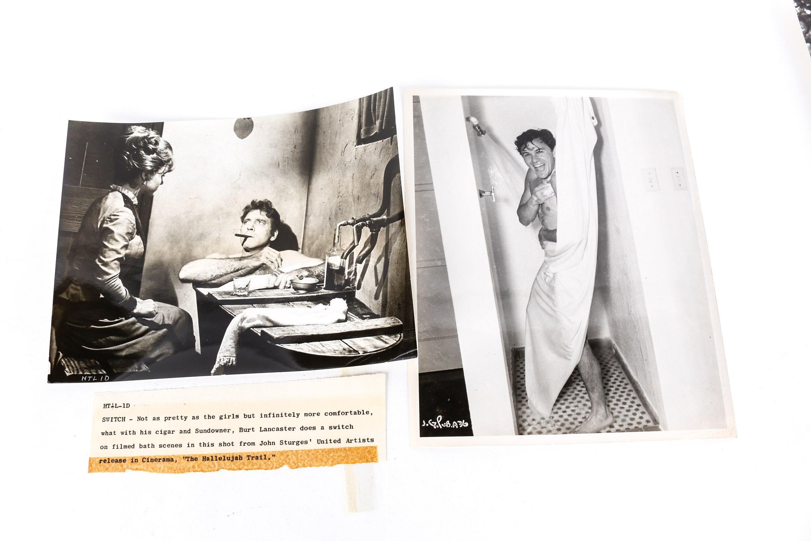 Vintage Hollywood Photographs including Rock Hudson and Other Stars